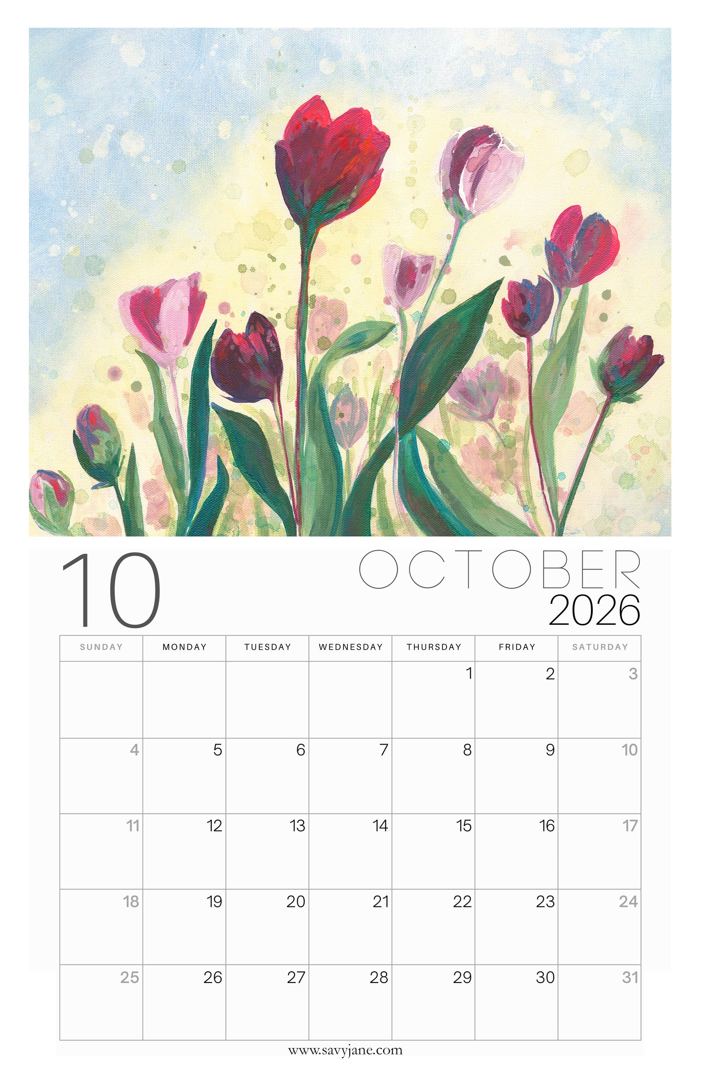 PRESALE_2026 Calendar of Hope + Free 5x7" Panel
