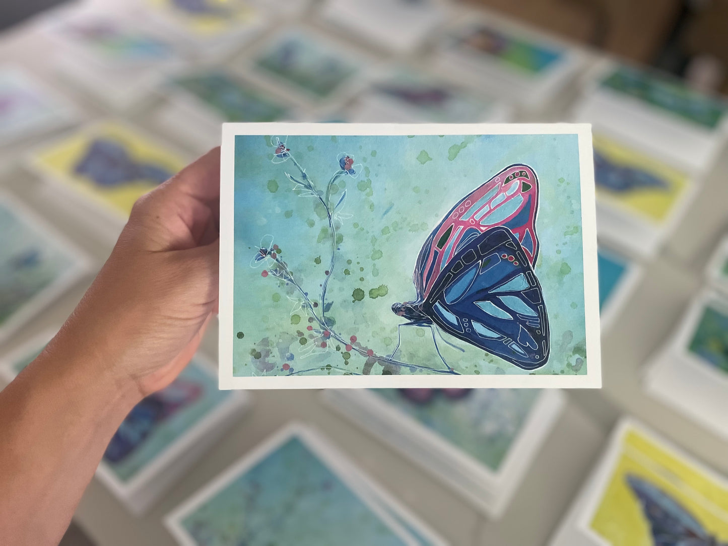 "Luna" 7x5" Greeting Card