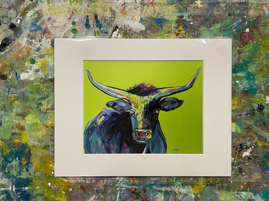 "Brutus" 8x10" Fine Art Print with Matboard