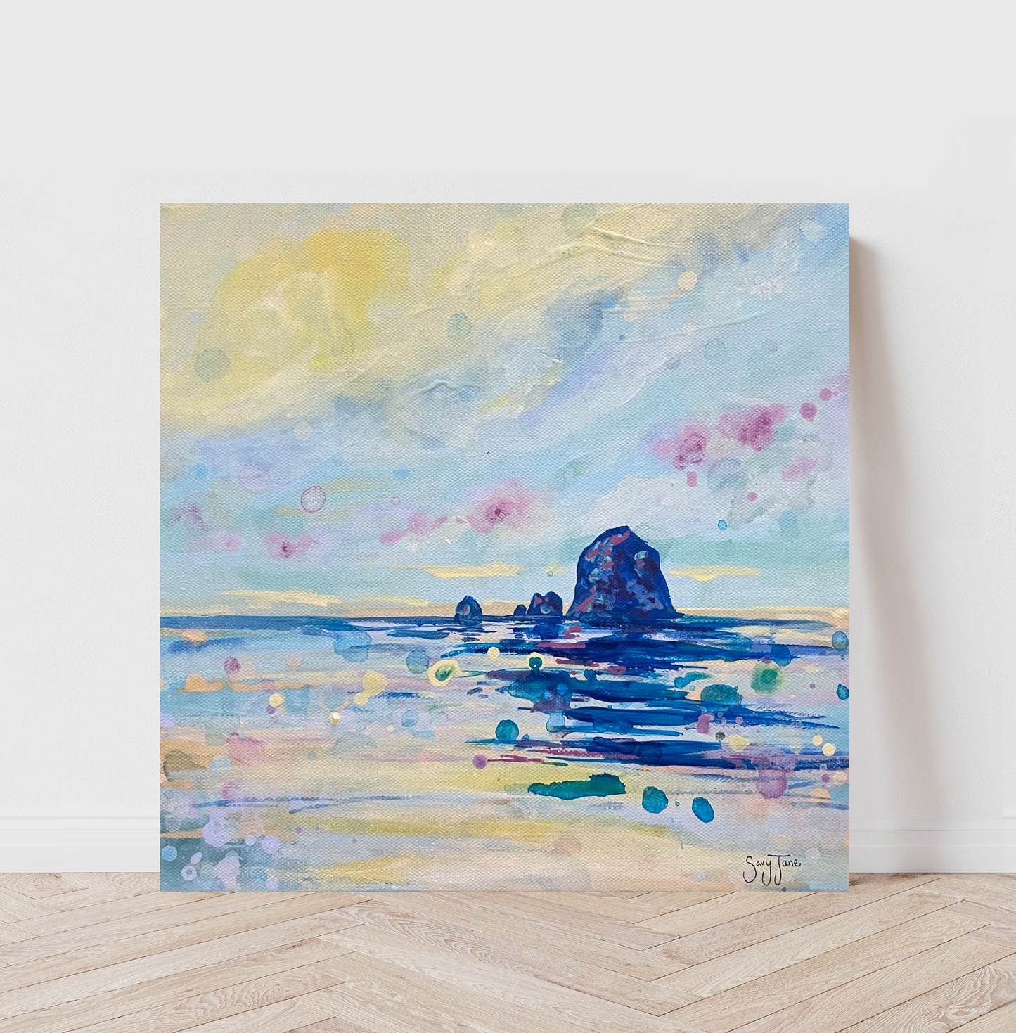 "Amethyst Skies" 12x12" Original Painting