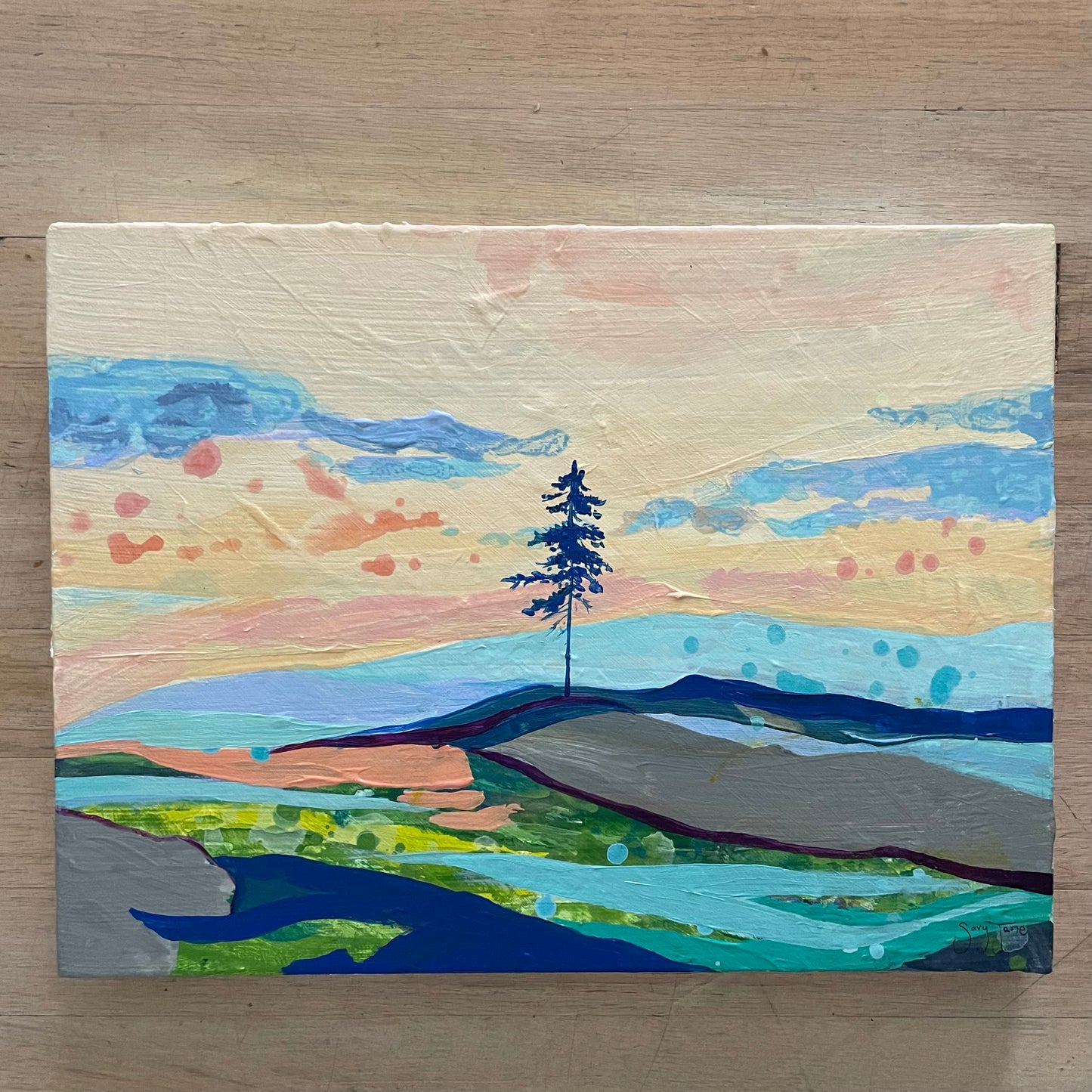 "Chambers at Dusk" 16x12" Original Painting