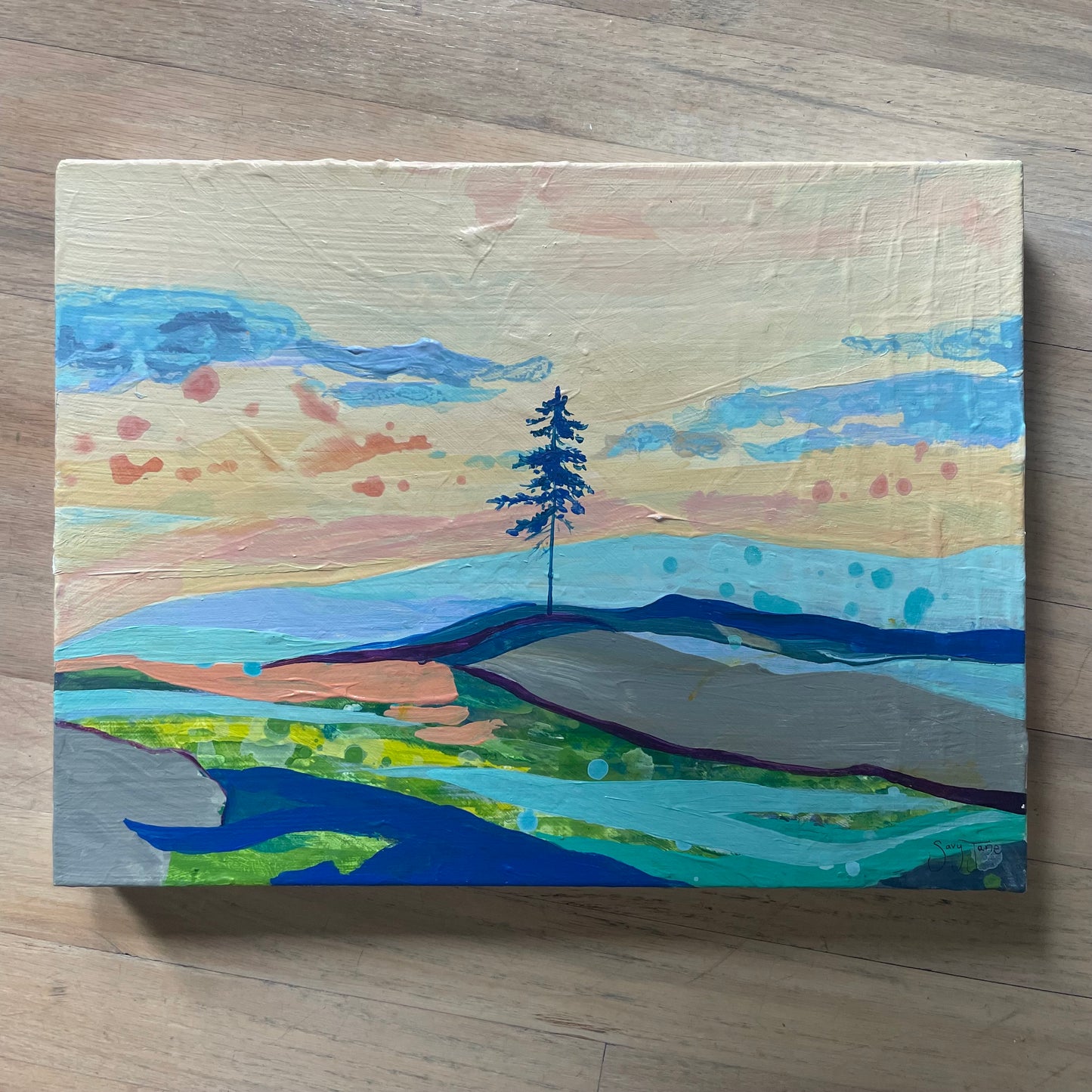 "Chambers at Dusk" 16x12" Original Painting