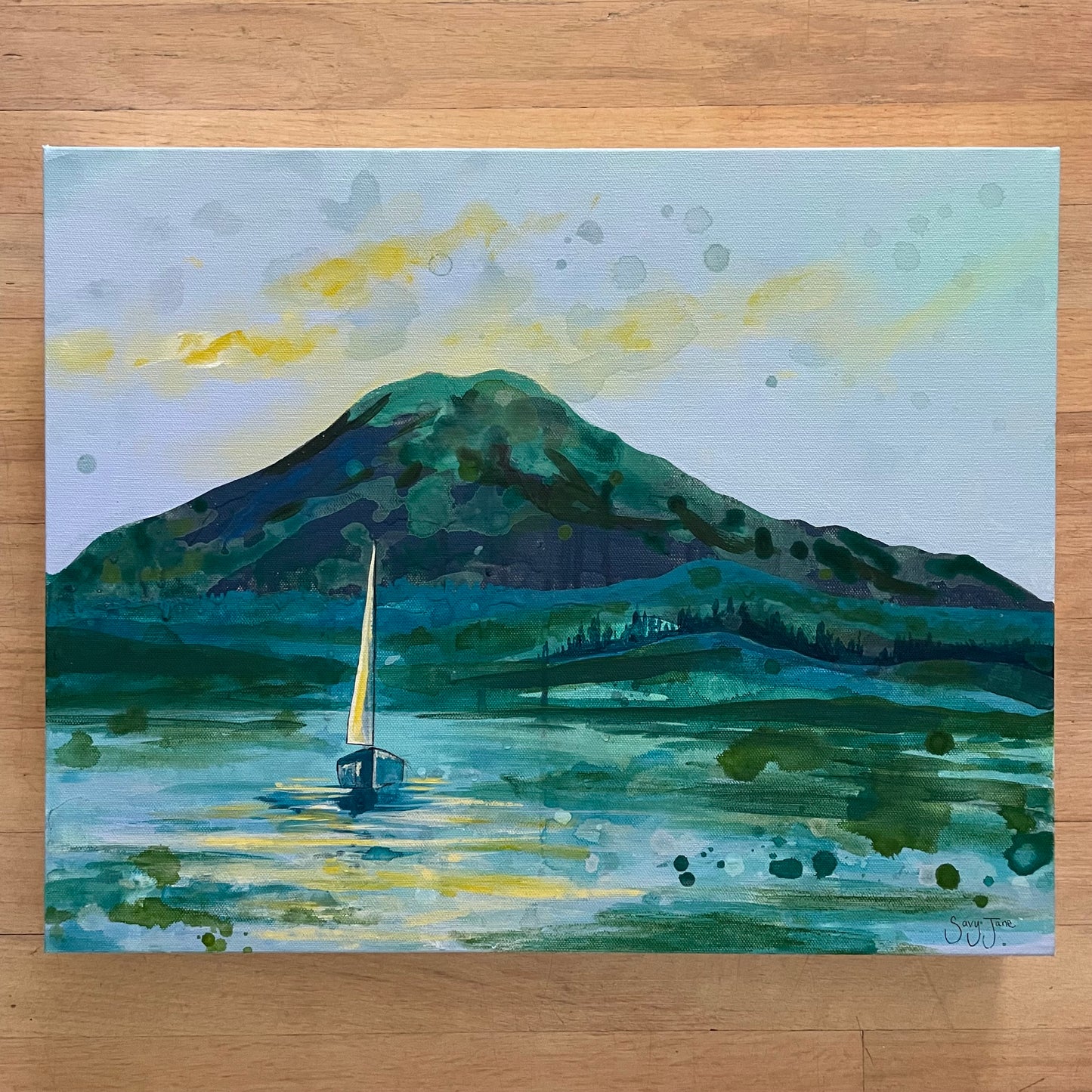 "Emerald Rainier" 20x16" Original Painting