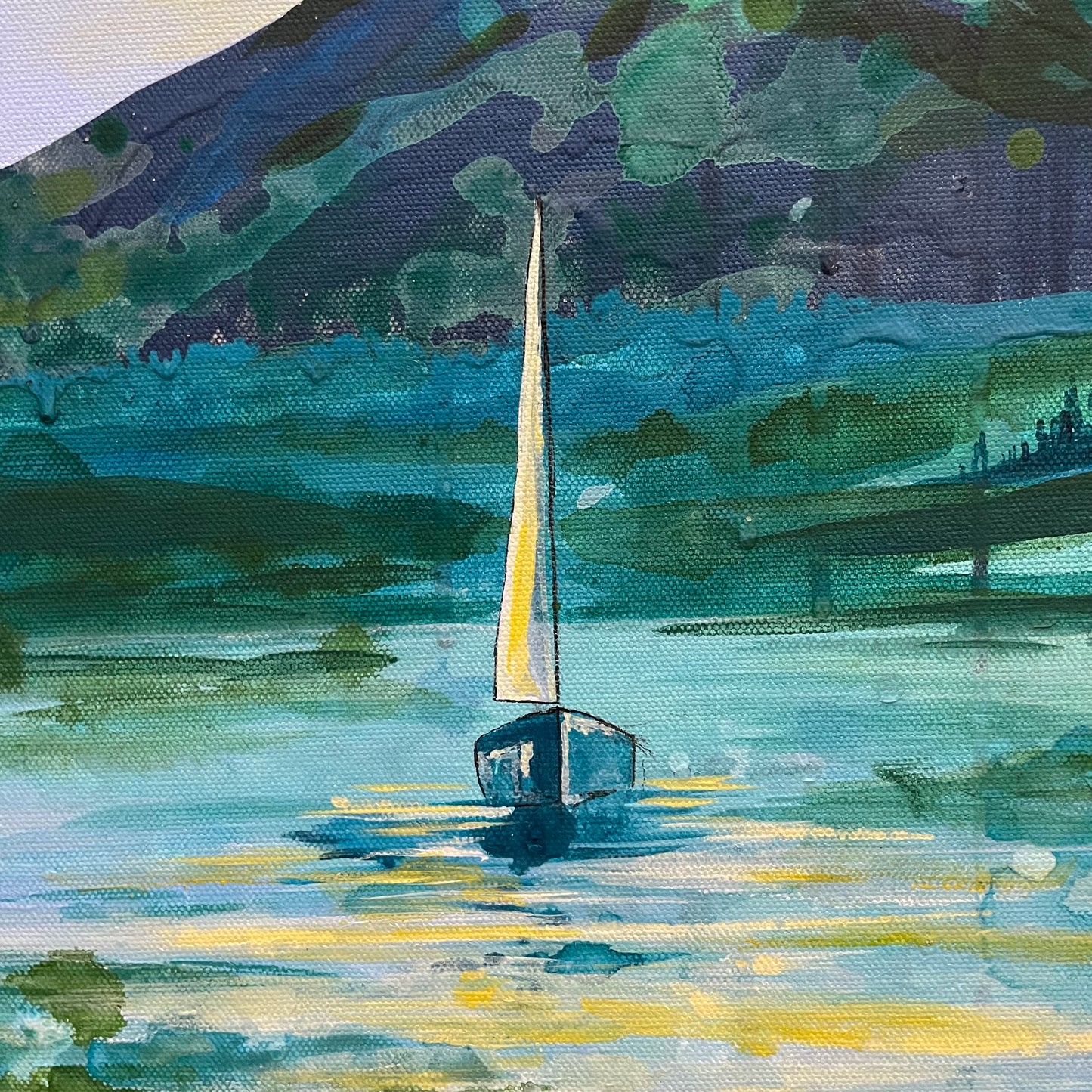 "Emerald Rainier" 20x16" Original Painting