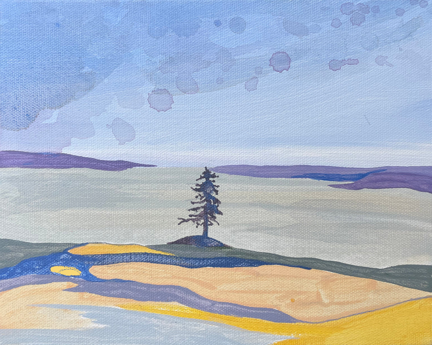 "Healing Light I" 10x8" Original Painting
