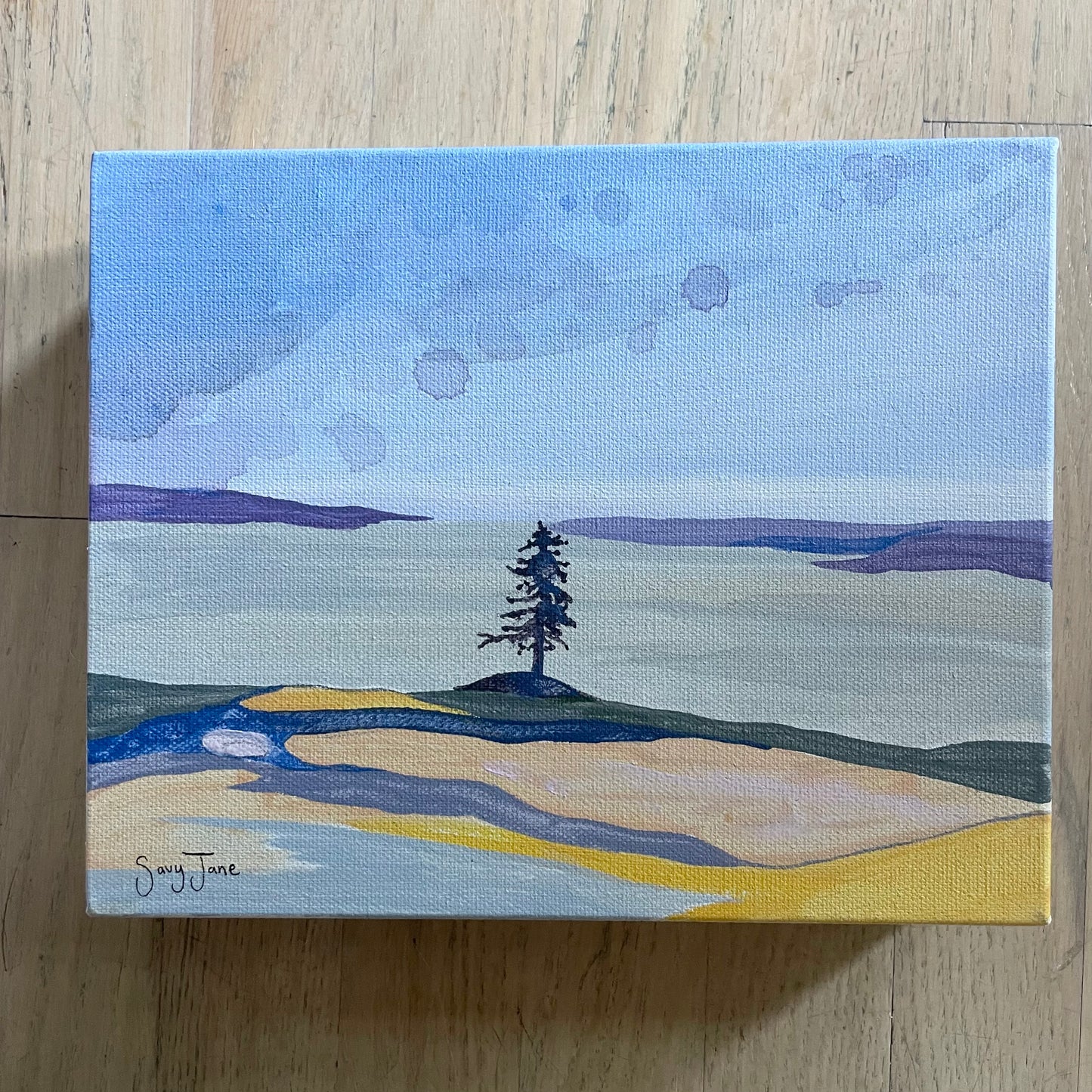 "Healing Light I" 10x8" Original Painting
