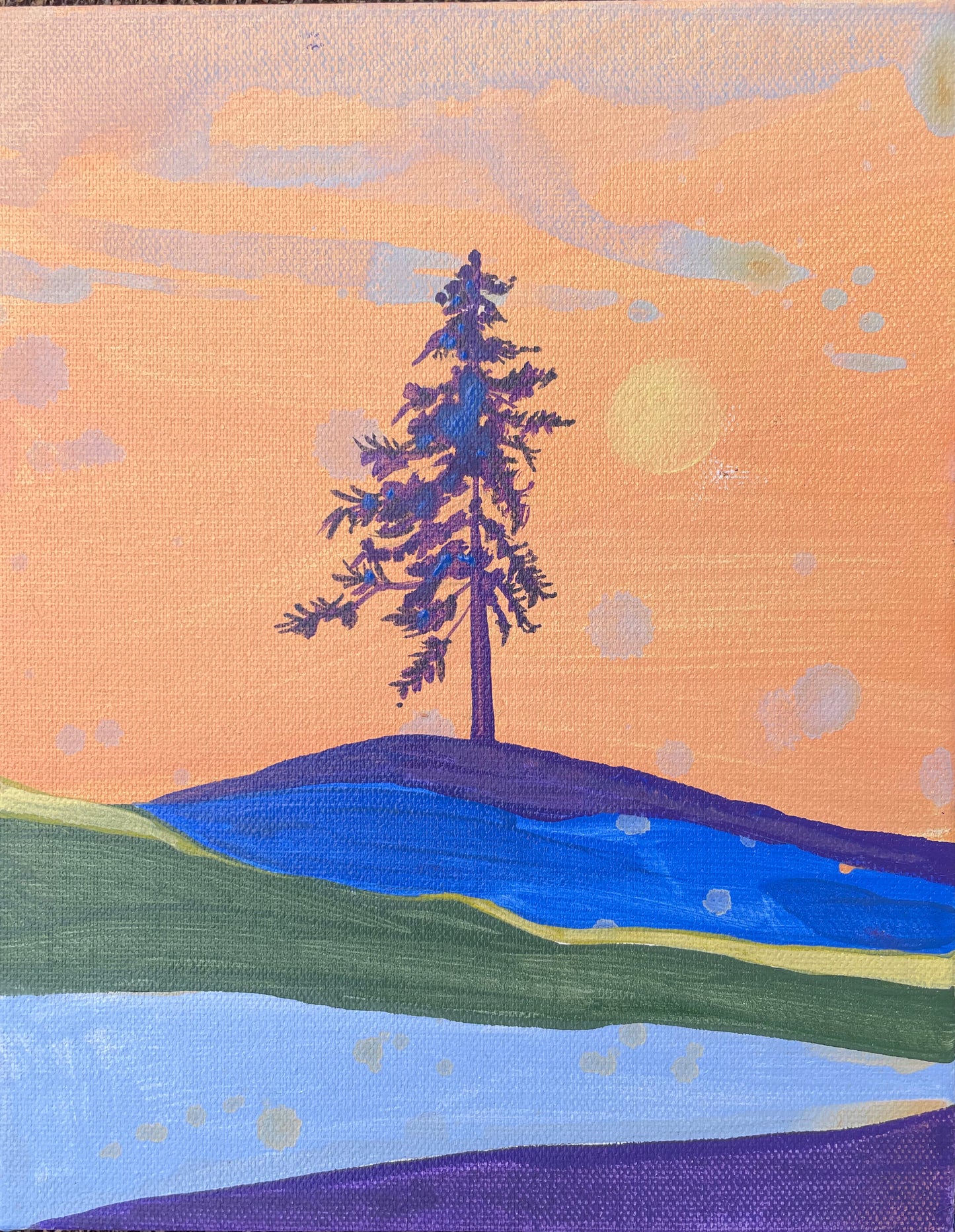 "Healing Light II" 8x10" Original Painting