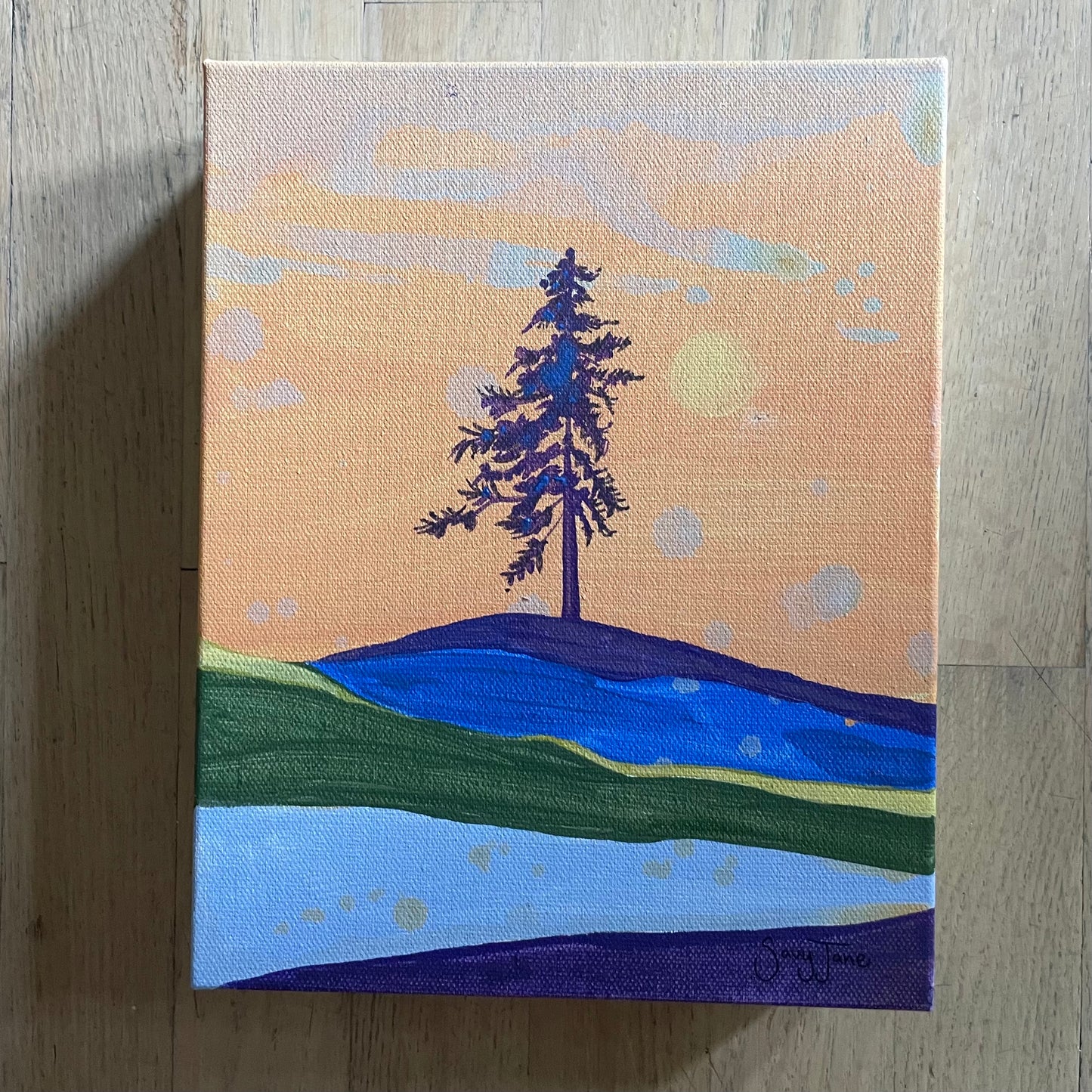 "Healing Light II" 8x10" Original Painting