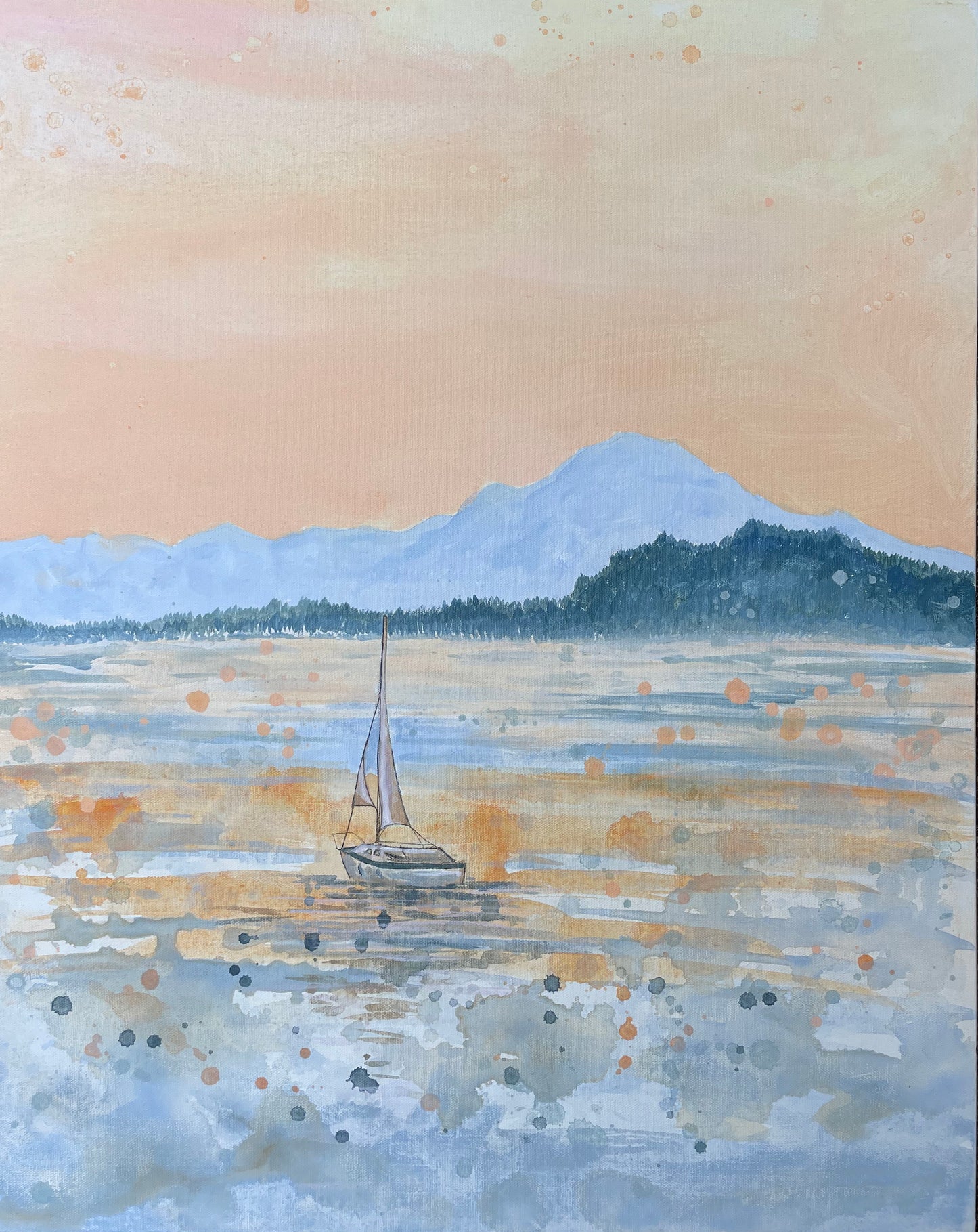 "Healing Tides" 24x30" Original Painting