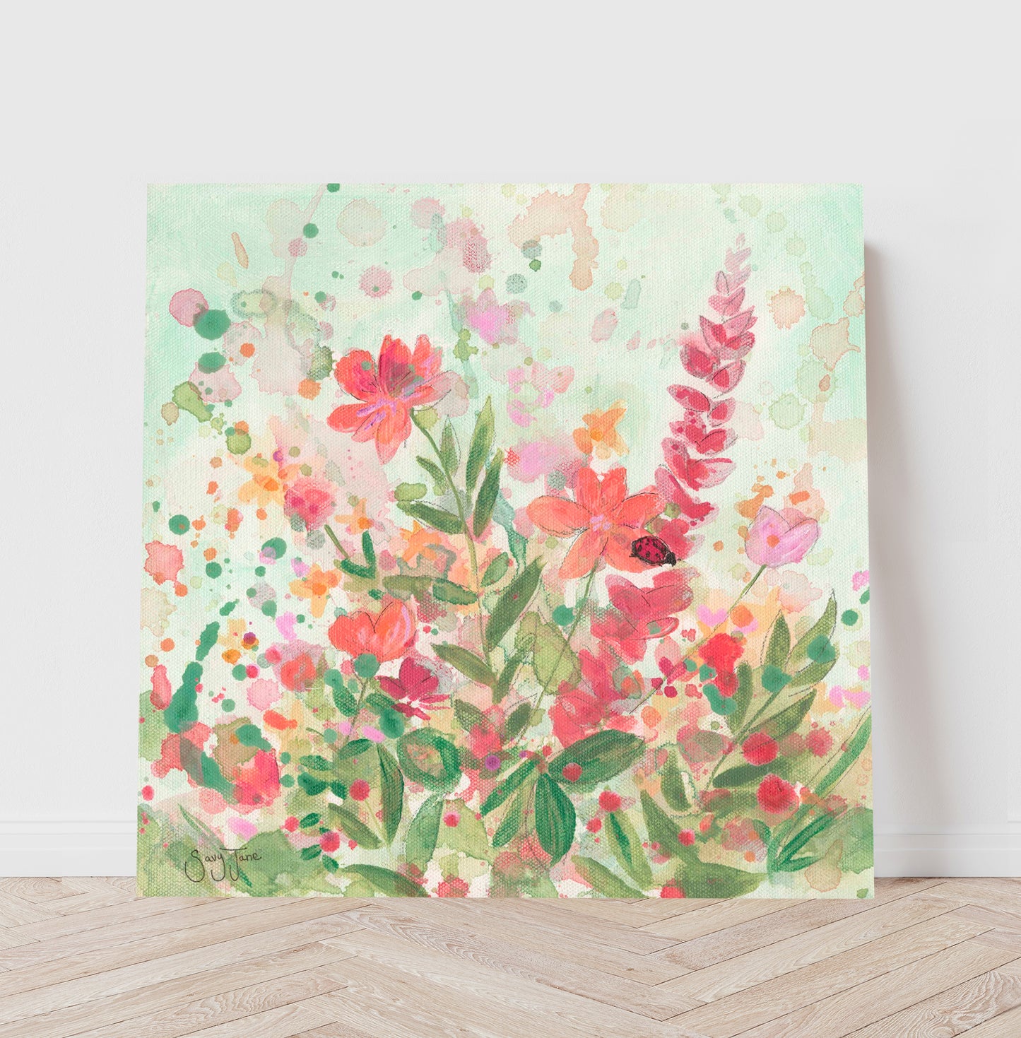 "Hope is Here Pink" 12x12" Original Painting