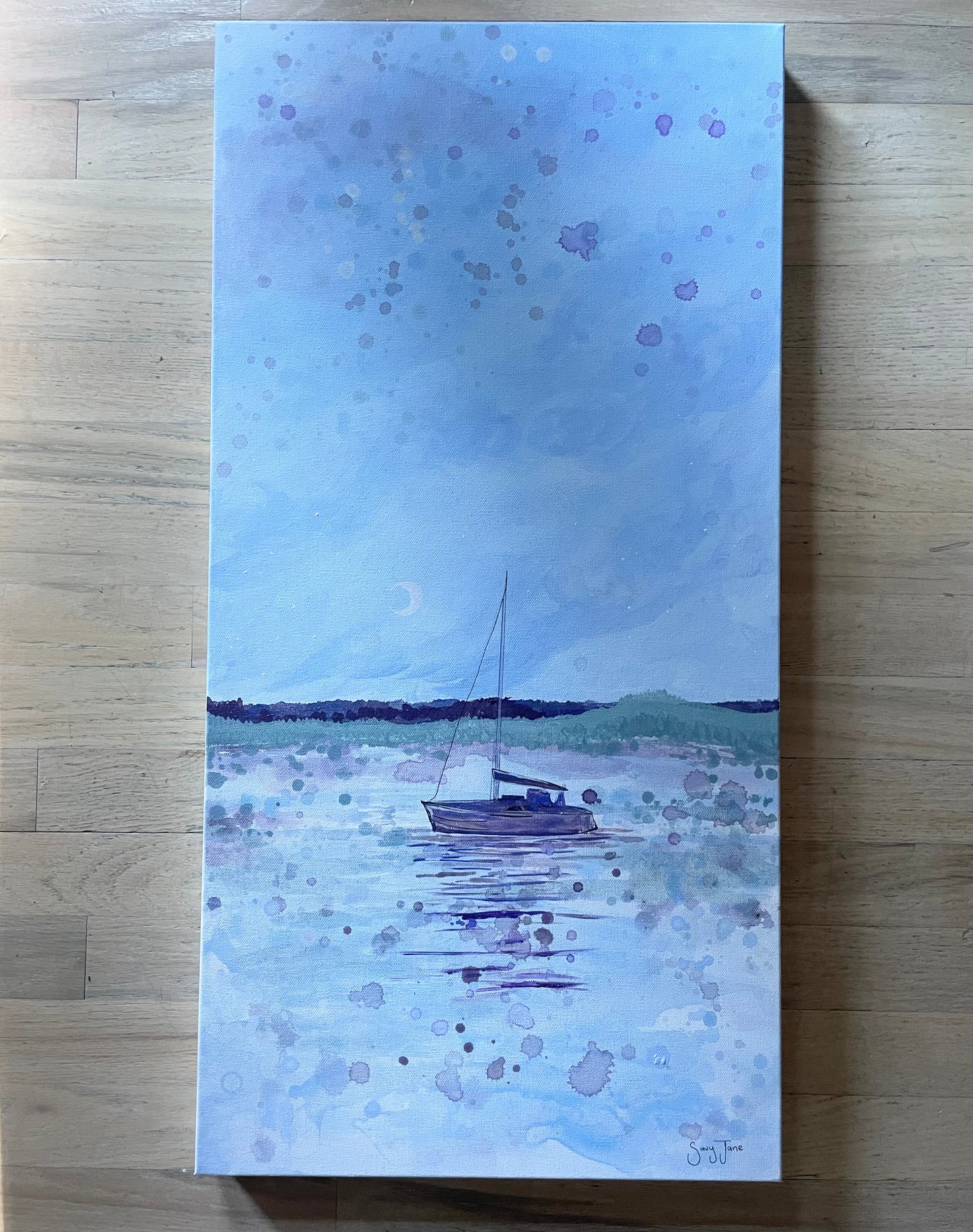 "Horizon of Hope" 15x30" Original Painting