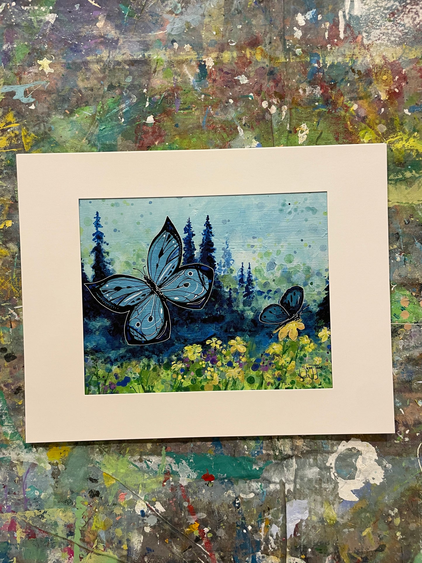 "Summer Breeze" 8x10" Fine Art Print with Matboard