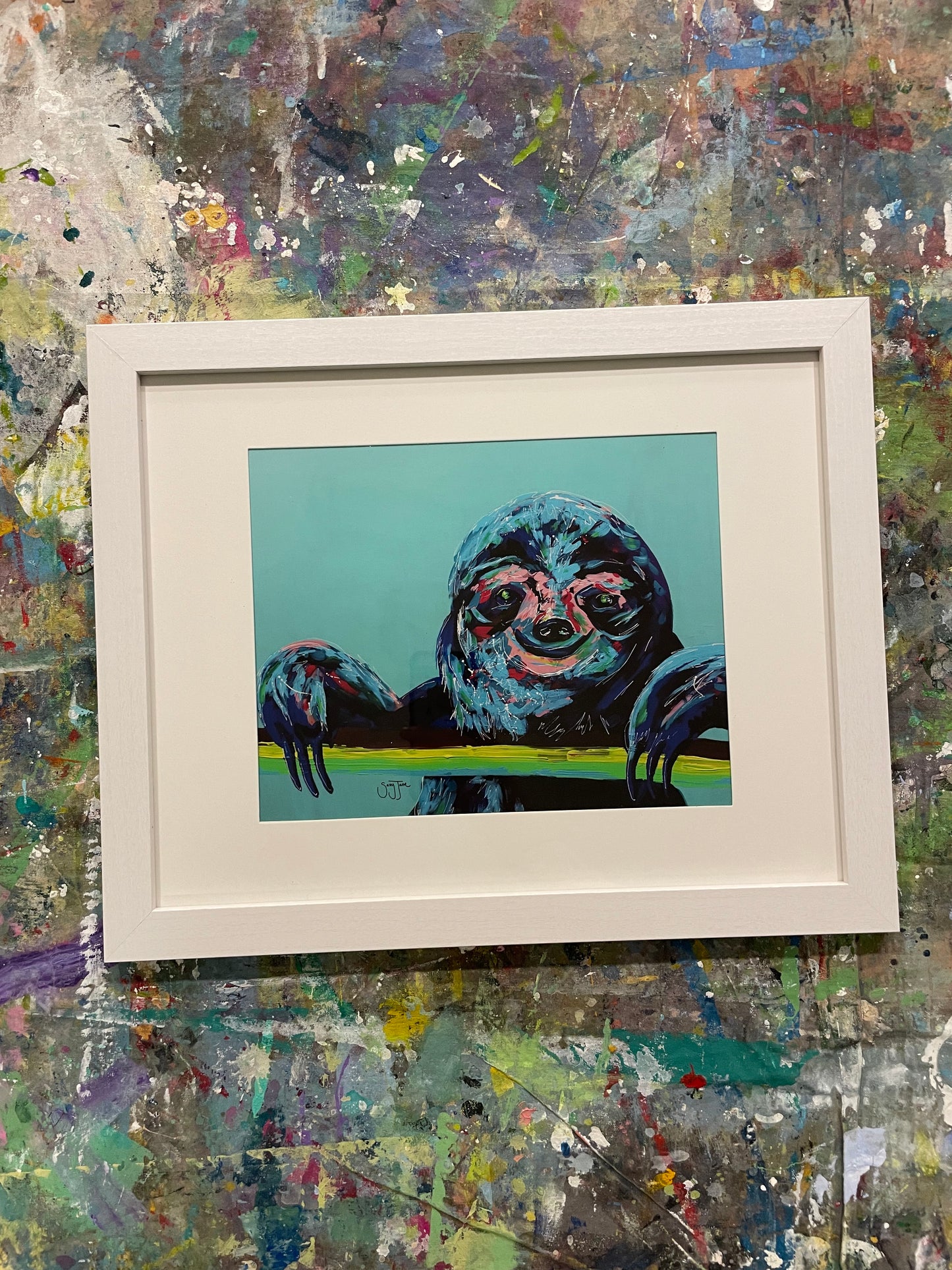 "Sloan" 8x10" Fine Art Print Matted in 11x14" Frame