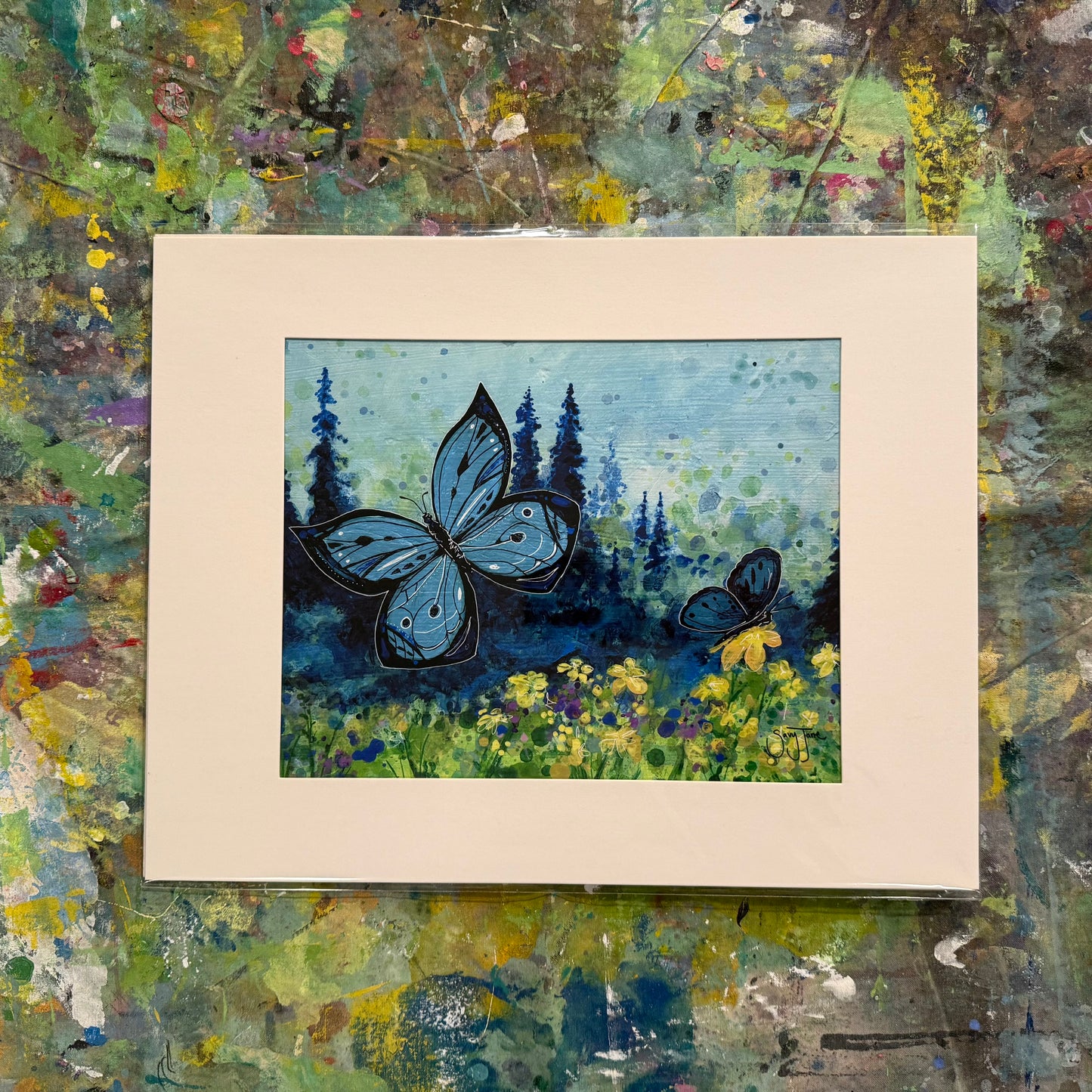 "Spring Breeze" 8x10" Fine Art Print with Matboard