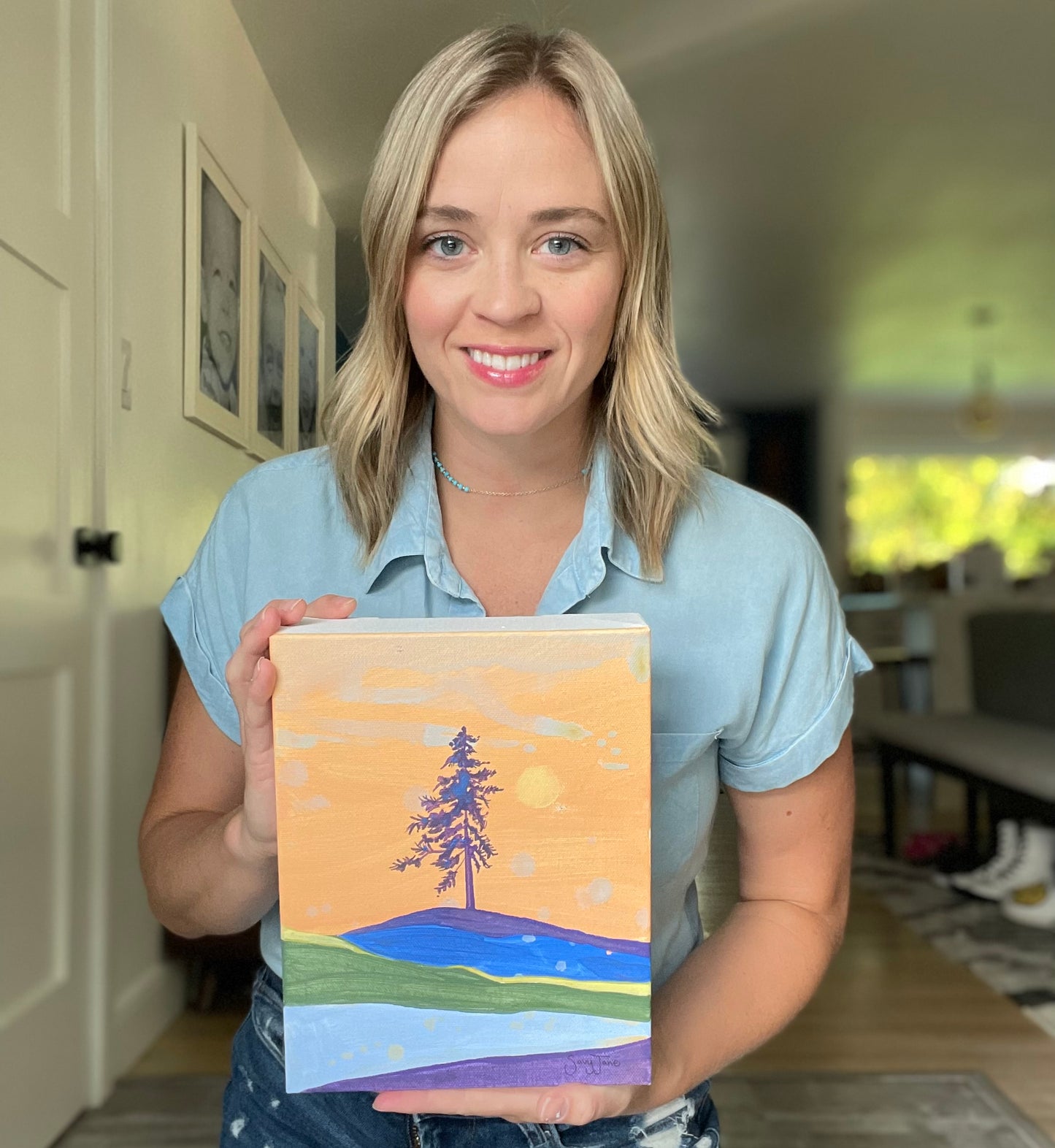 "Healing Light II" 8x10" Original Painting