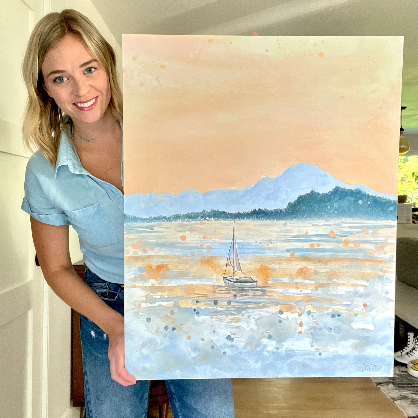 "Healing Tides" 24x30" Original Painting