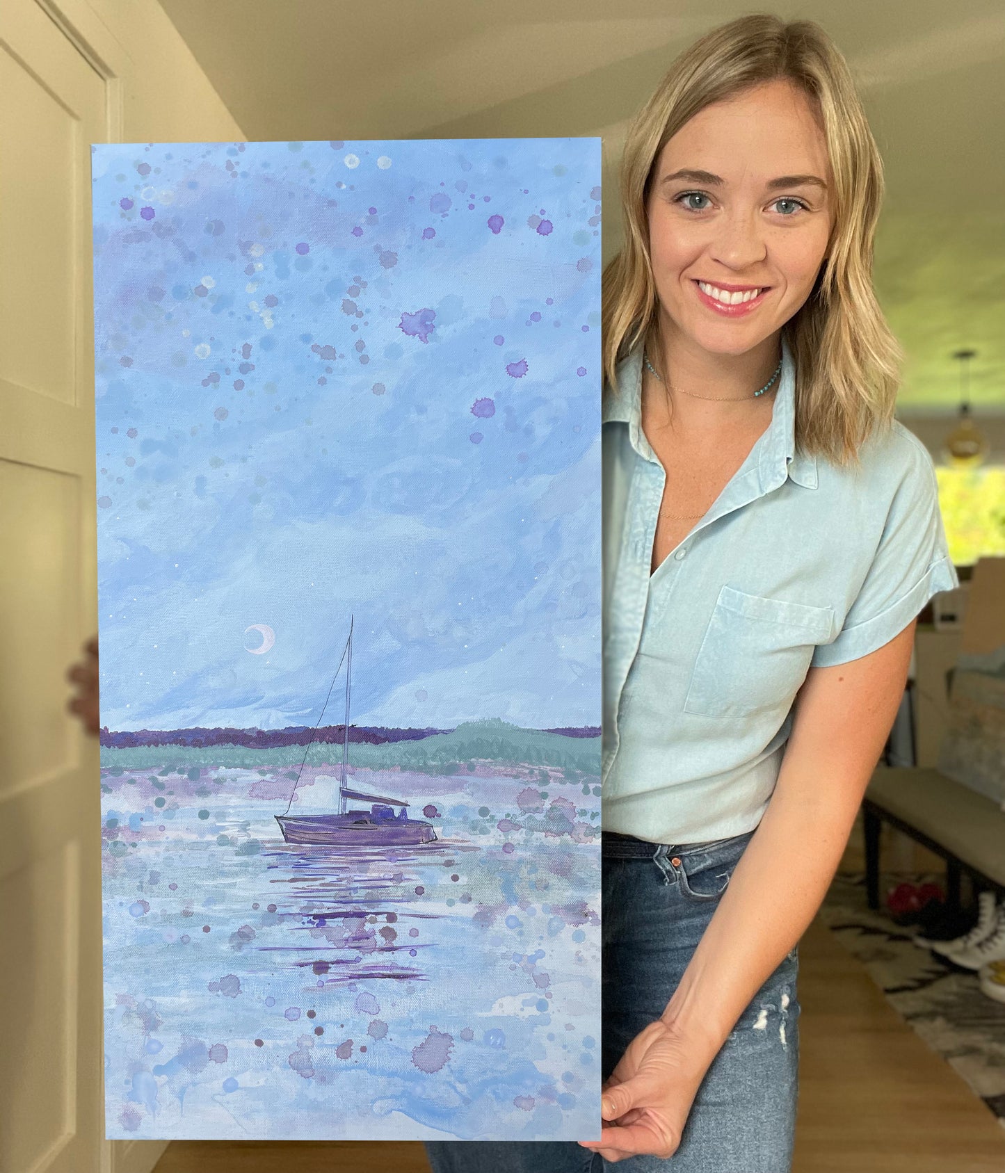 "Horizon of Hope" 15x30" Original Painting