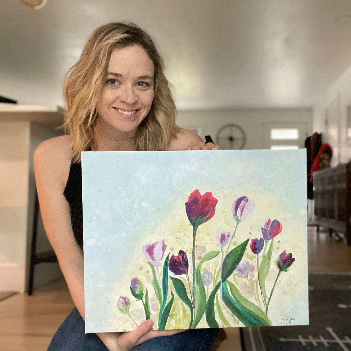 "Hope Garden" 20x16" Original Painting (Serves as March 2024's Card of Hope)