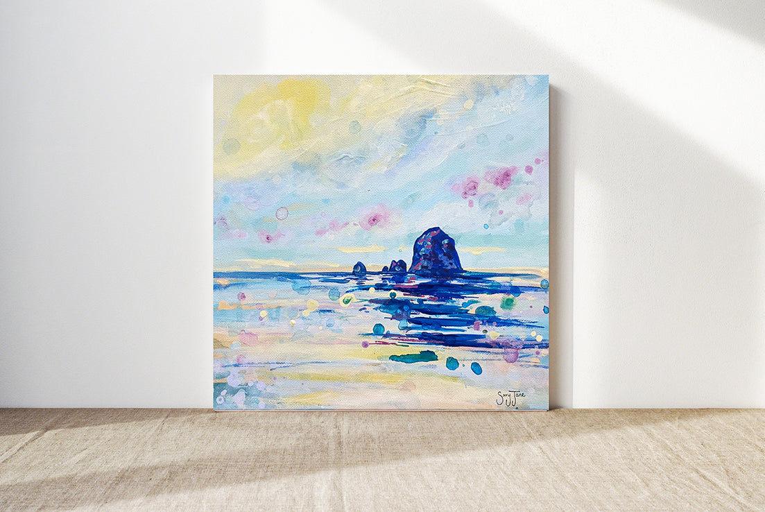 "Amethyst Skies" 12x12" Original Painting