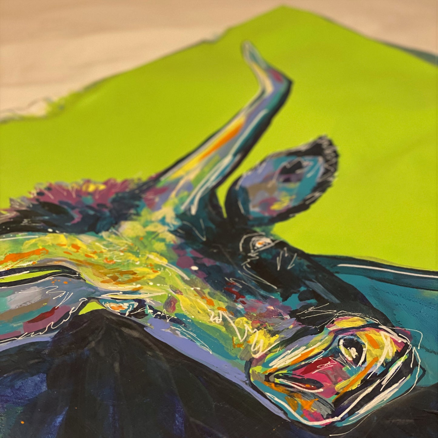 SOLD - "Brutus" 36x24" Original Painting