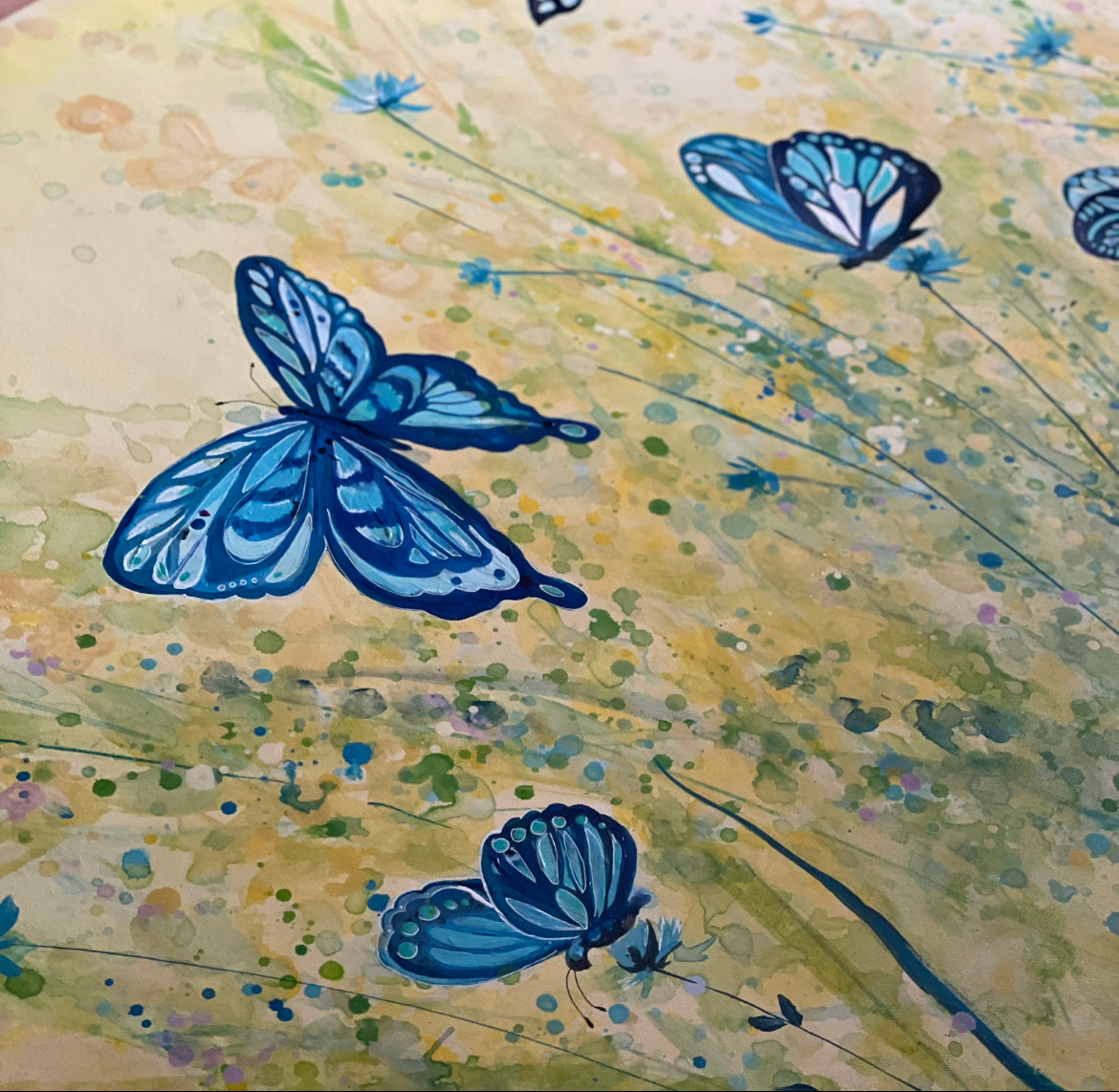 "Reckless Hope" 48x36" Original Painting on Stretched Canvas