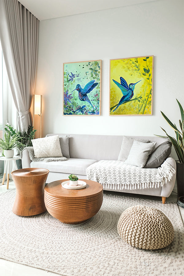 "Resilience in Cobalt II" 18x24" Original Painting