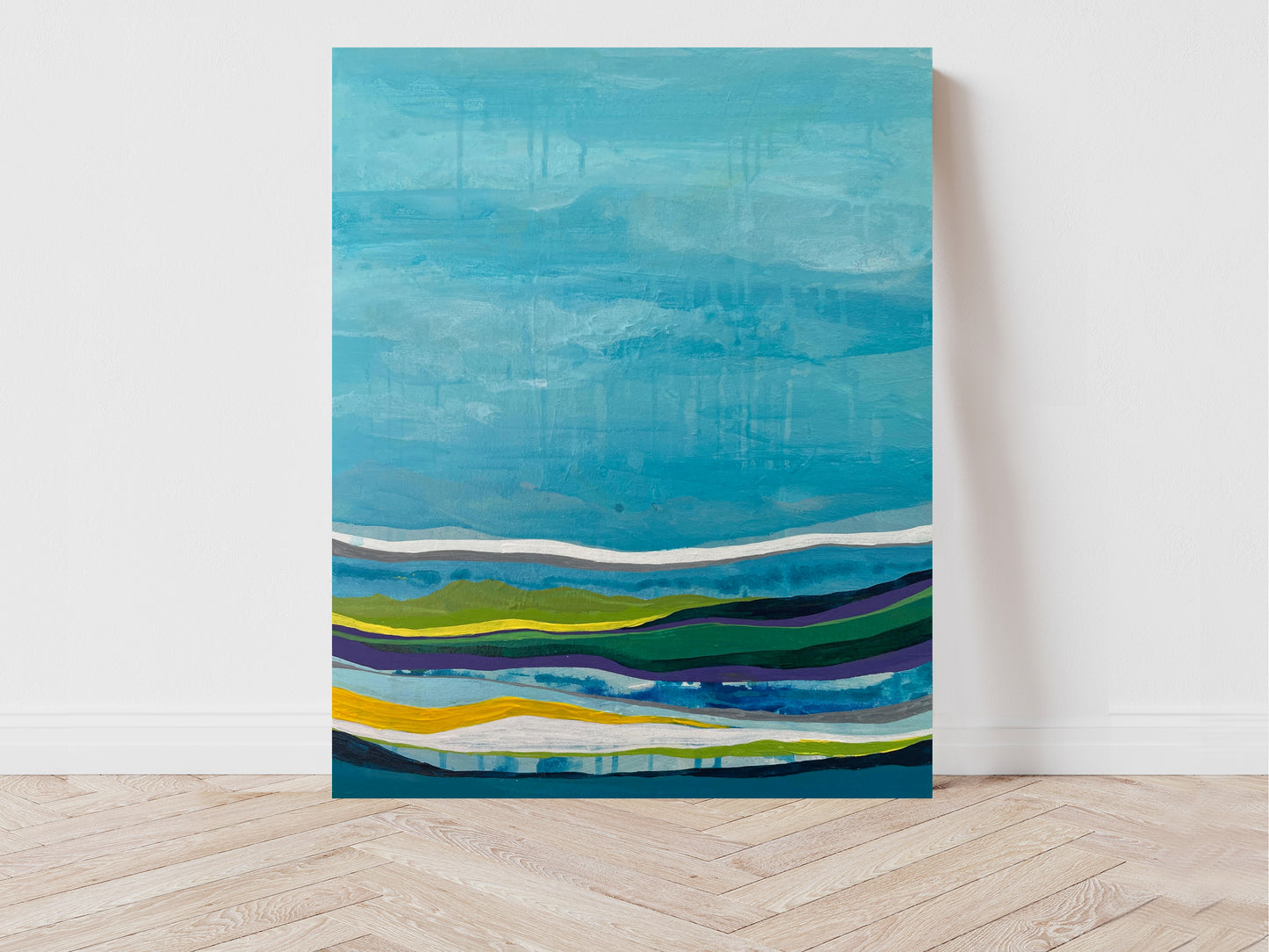 SOLD - "Sky Solstice I" 16x20" Original Painting