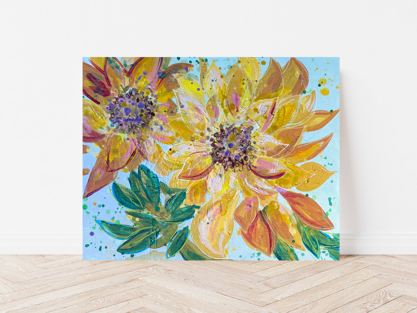 SOLD - "Soulflower I" 20x16" Original Painting