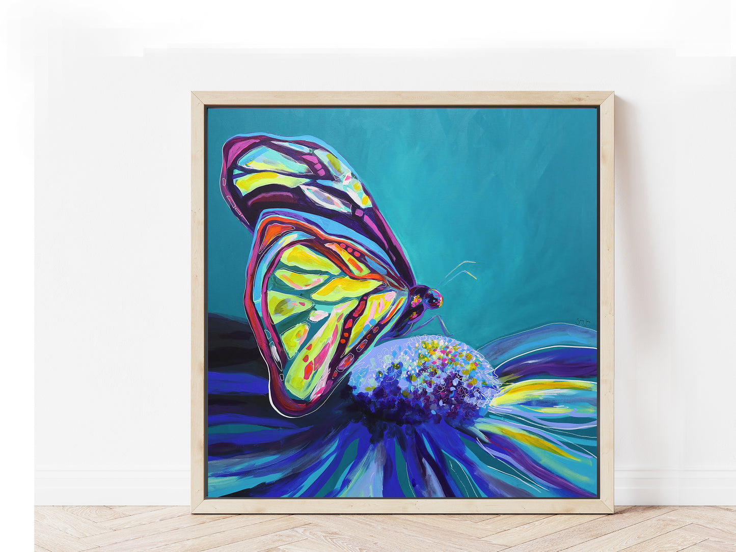 SOLD - "Freedom Flight" 48x48" Original Painting