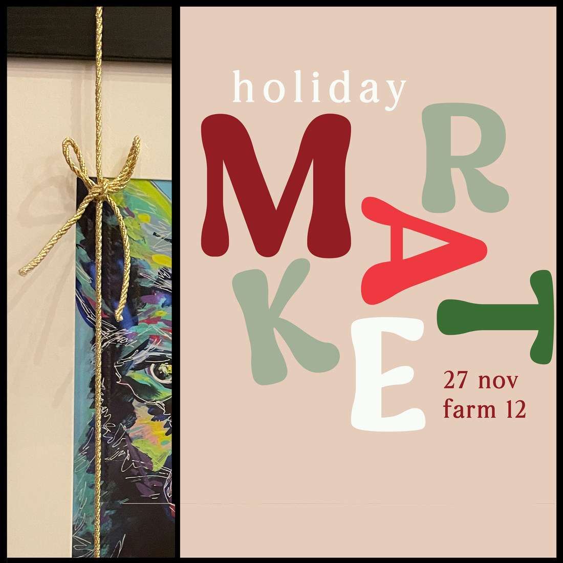 Farm 12 Holiday Market on Sunday November 26