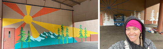Syre Elementary, My First Mural of the Year