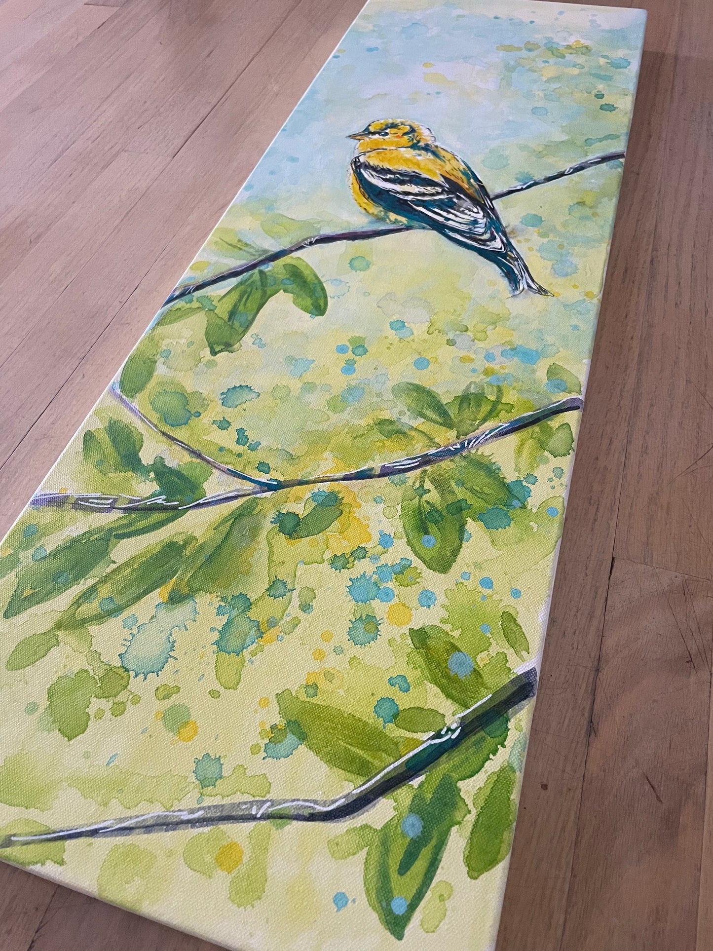 "Golden Insight" 15x30" Original Painting