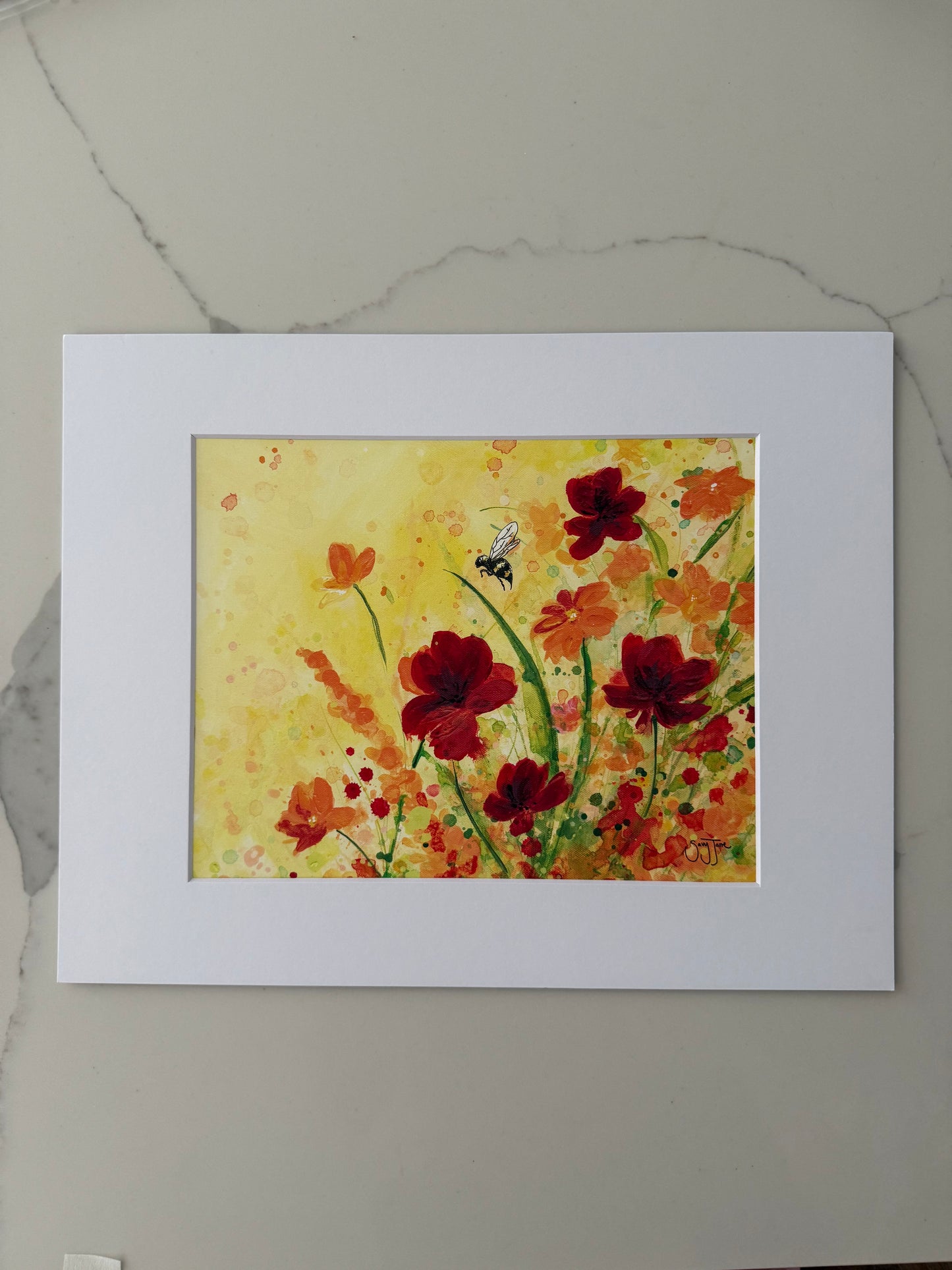 SALE - "Harvesting Hope" 10x8" Fine Art Print with Matboard