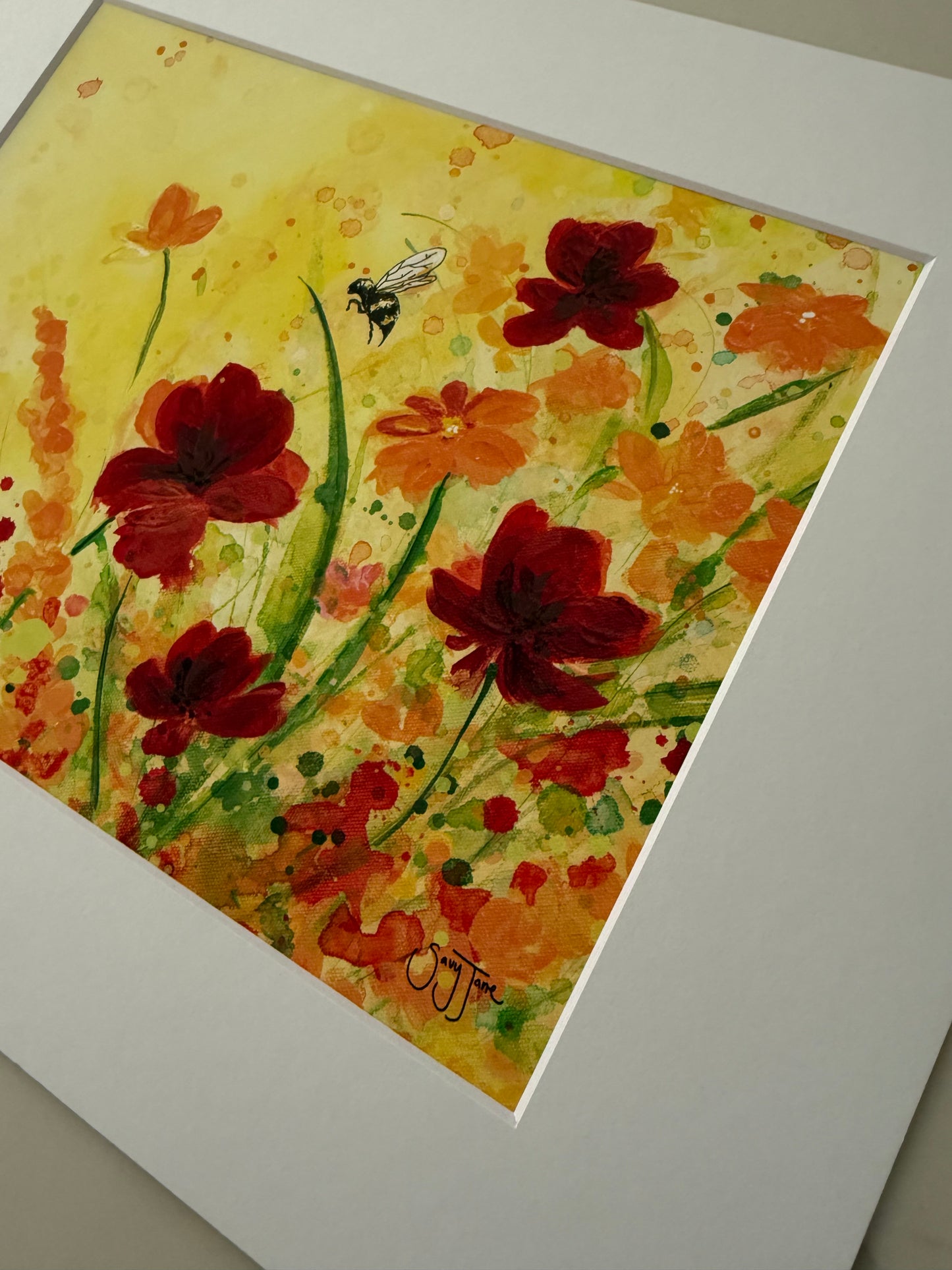 SALE - "Harvesting Hope" 10x8" Fine Art Print with Matboard