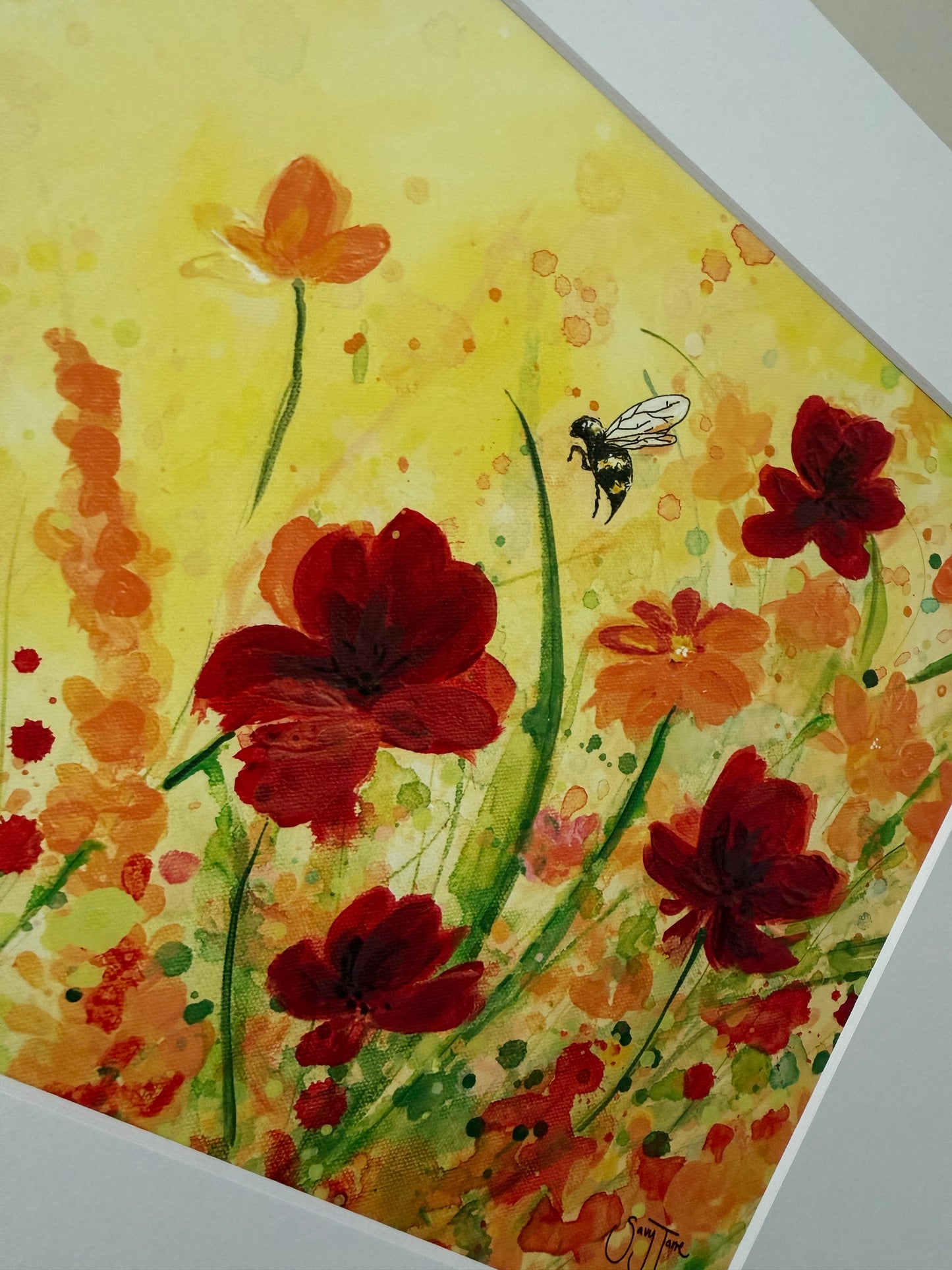 SALE - "Harvesting Hope" 10x8" Fine Art Print with Matboard
