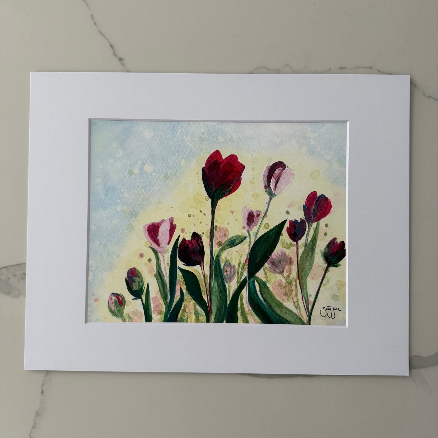 SALE - "Hope Garden" 10x8" Fine Art Print with Matboard