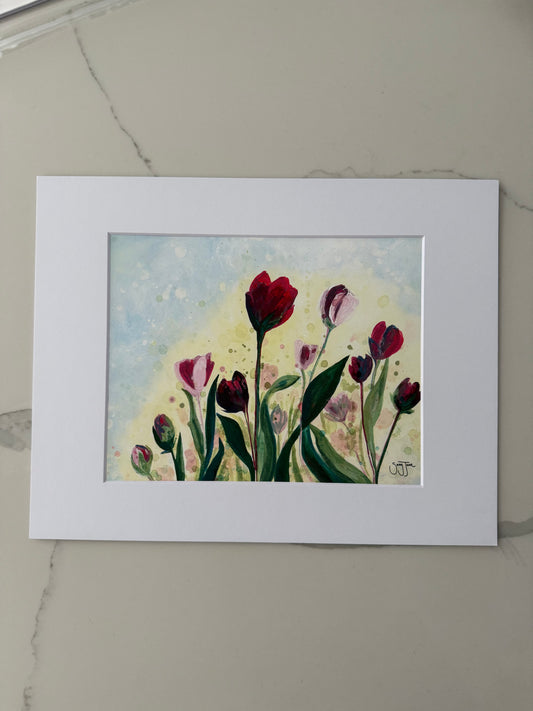 SALE - "Hope Garden" 10x8" Fine Art Print with Matboard