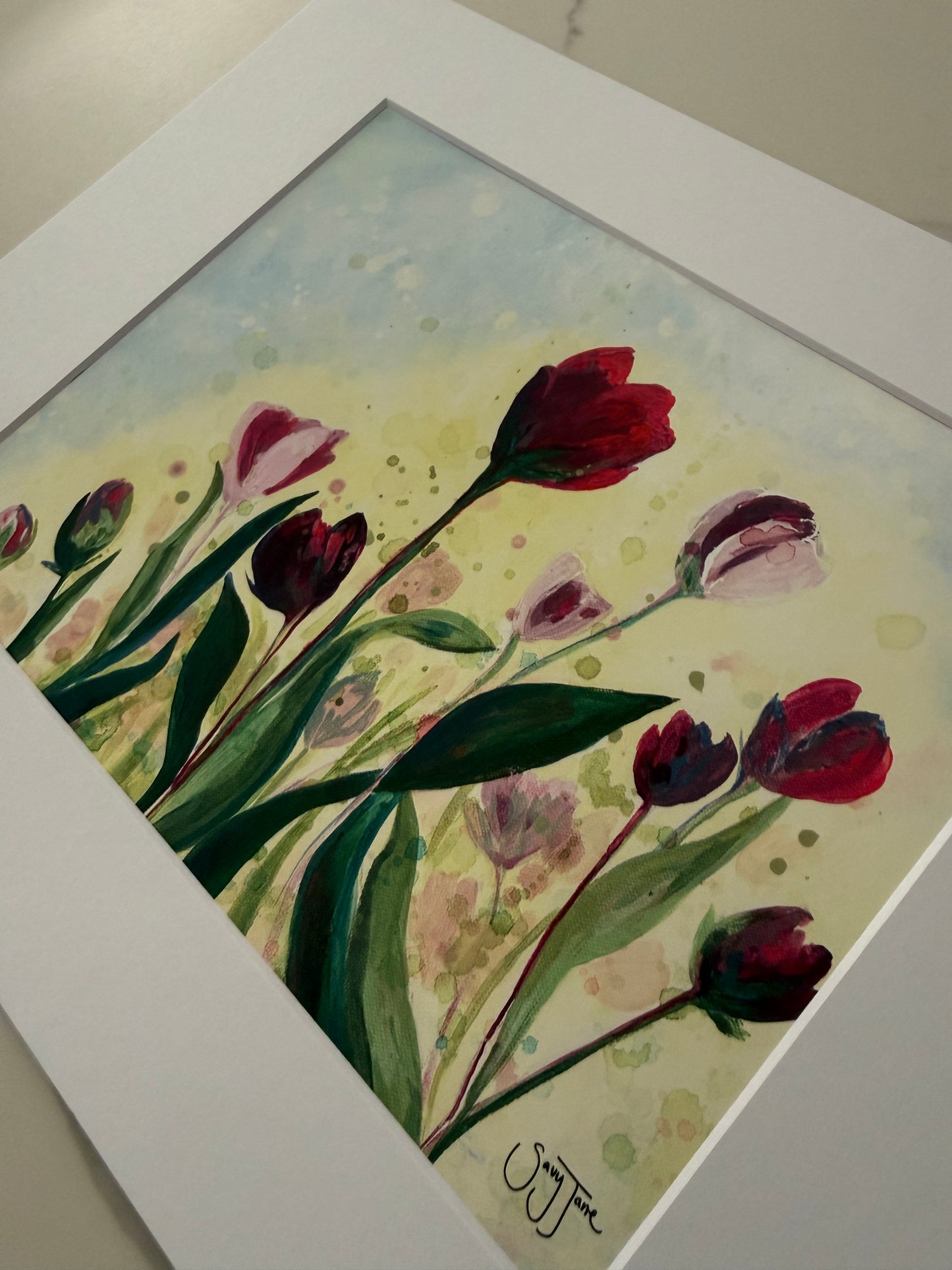 SALE - "Hope Garden" 10x8" Fine Art Print with Matboard