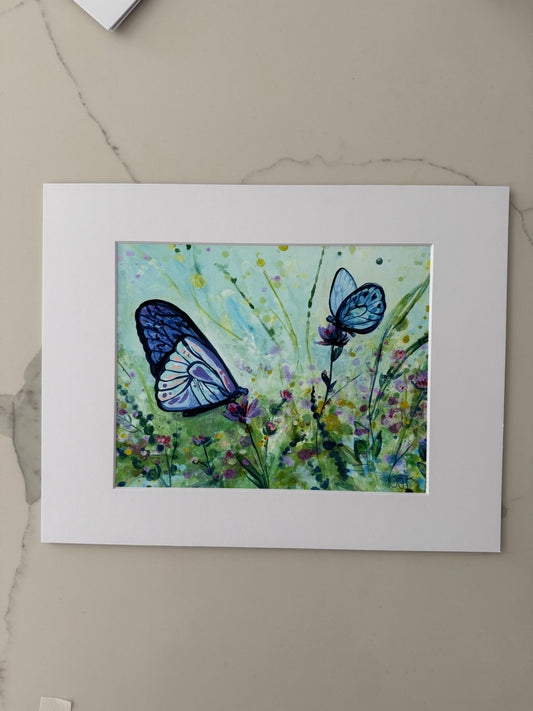SALE - "Spring Song" 10x8" Fine Art Print with Matboard