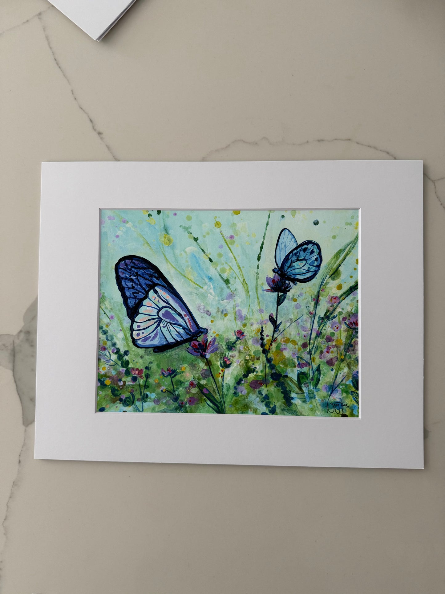 SALE - "Spring Song" 10x8" Fine Art Print with Matboard