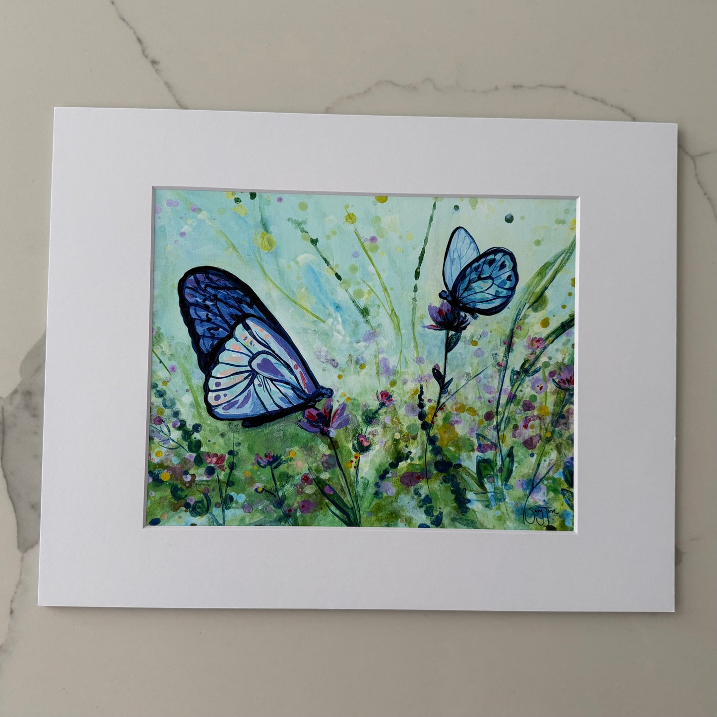 SALE - "Spring Song" 10x8" Fine Art Print with Matboard