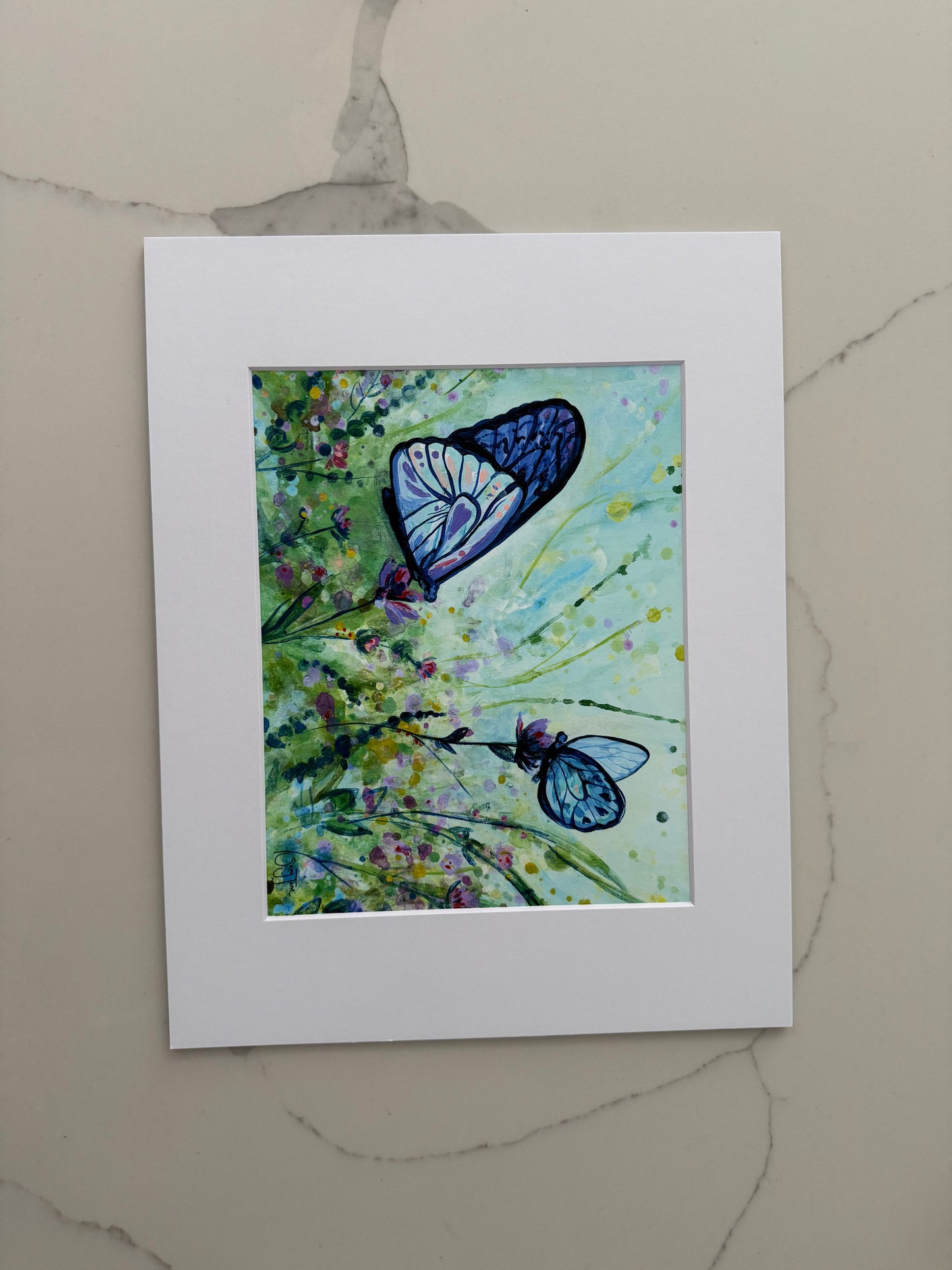 SALE - "Spring Song" 10x8" Fine Art Print with Matboard