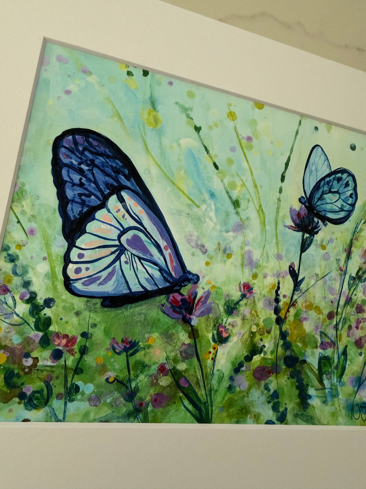 SALE - "Spring Song" 10x8" Fine Art Print with Matboard