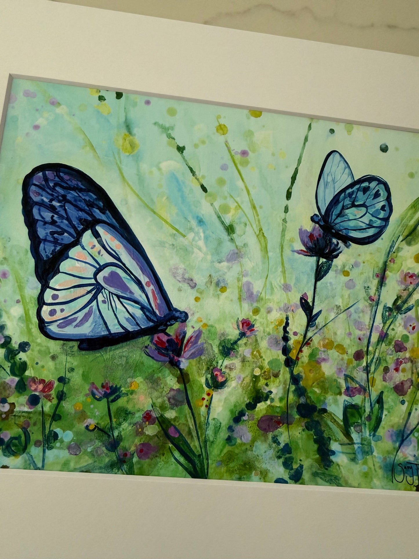 SALE - "Spring Song" 10x8" Fine Art Print with Matboard