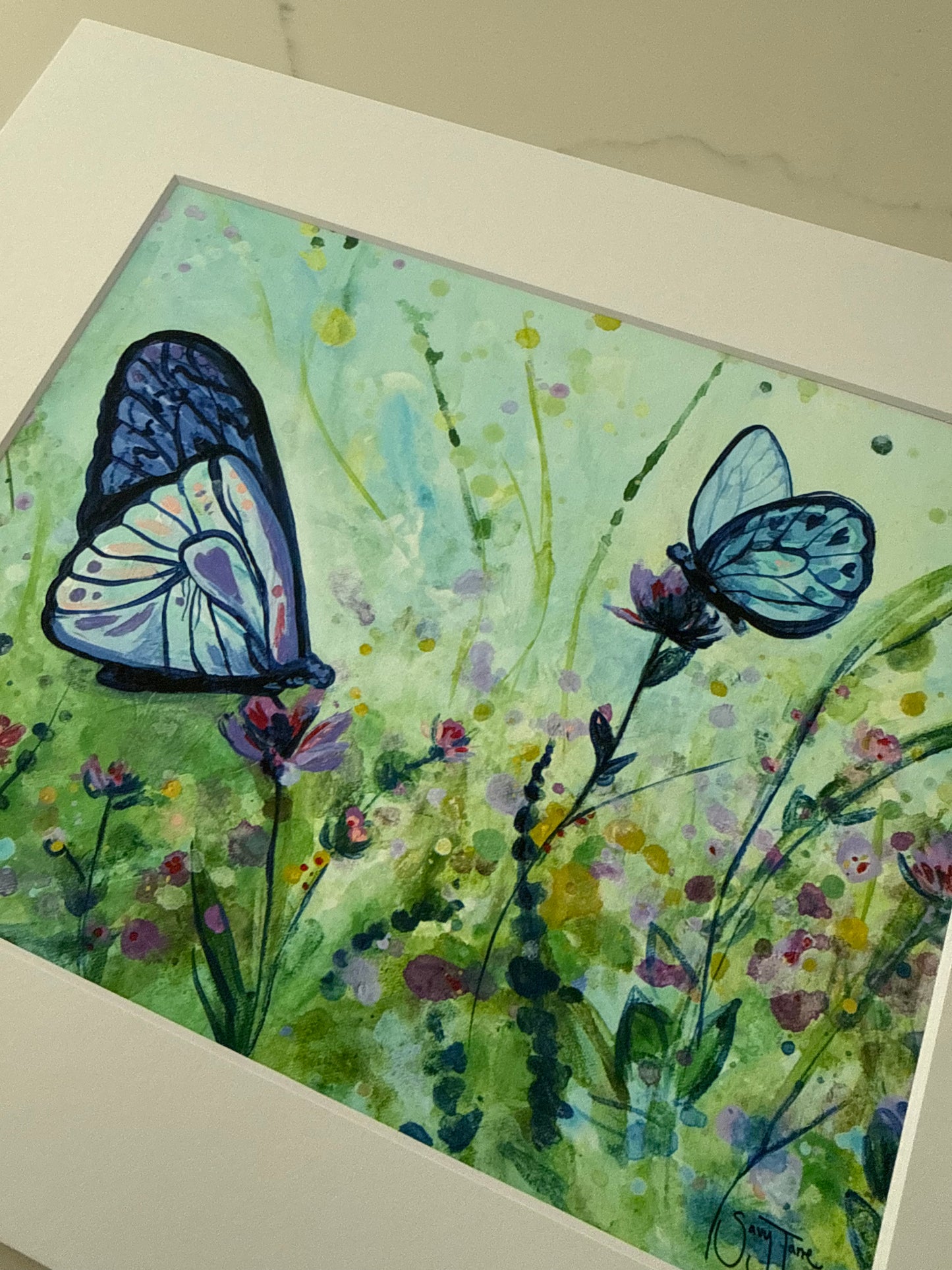 SALE - "Spring Song" 10x8" Fine Art Print with Matboard