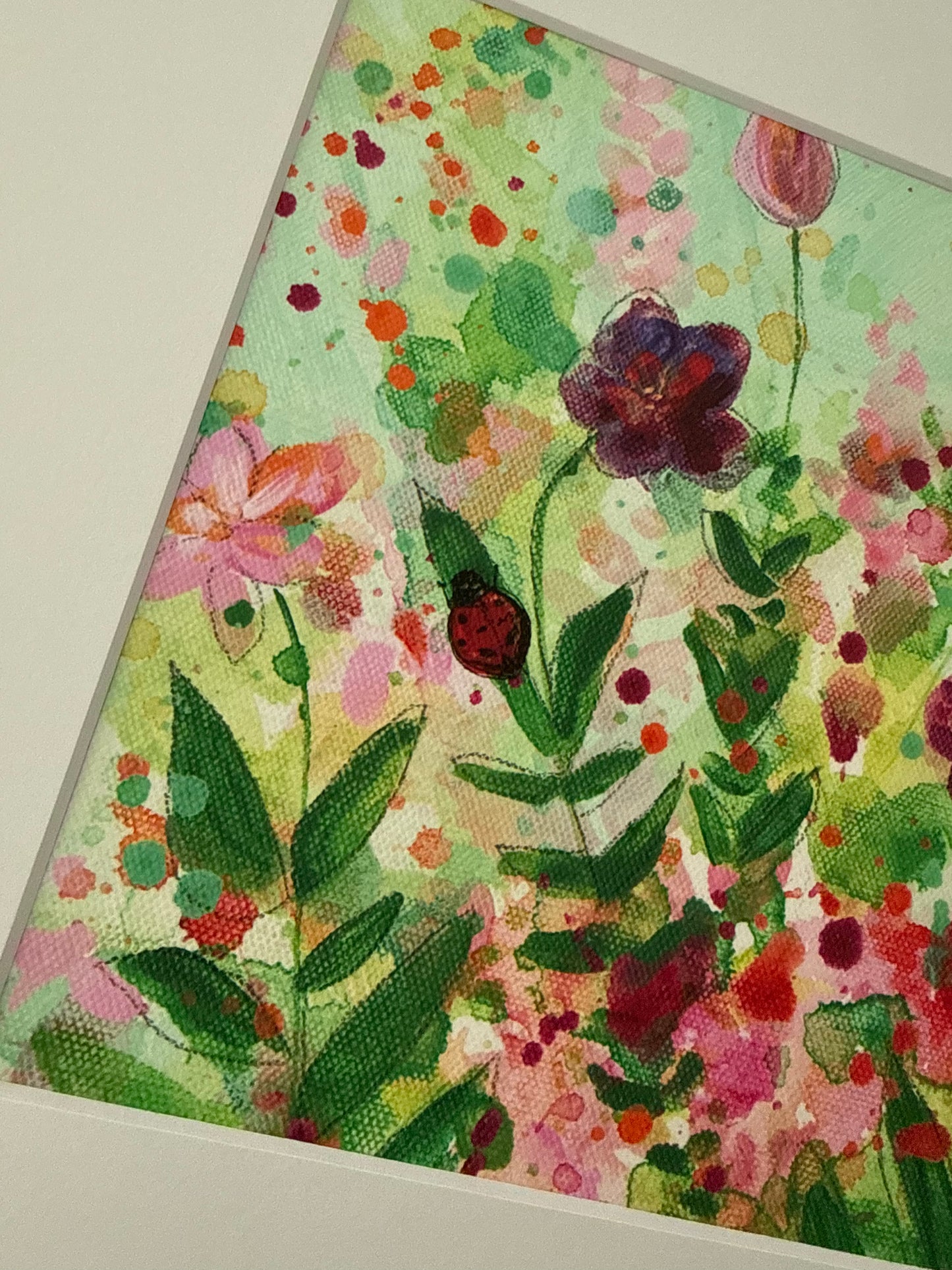 SALE - "Hope is Here in Violet" 10x8" Fine Art Print with Matboard