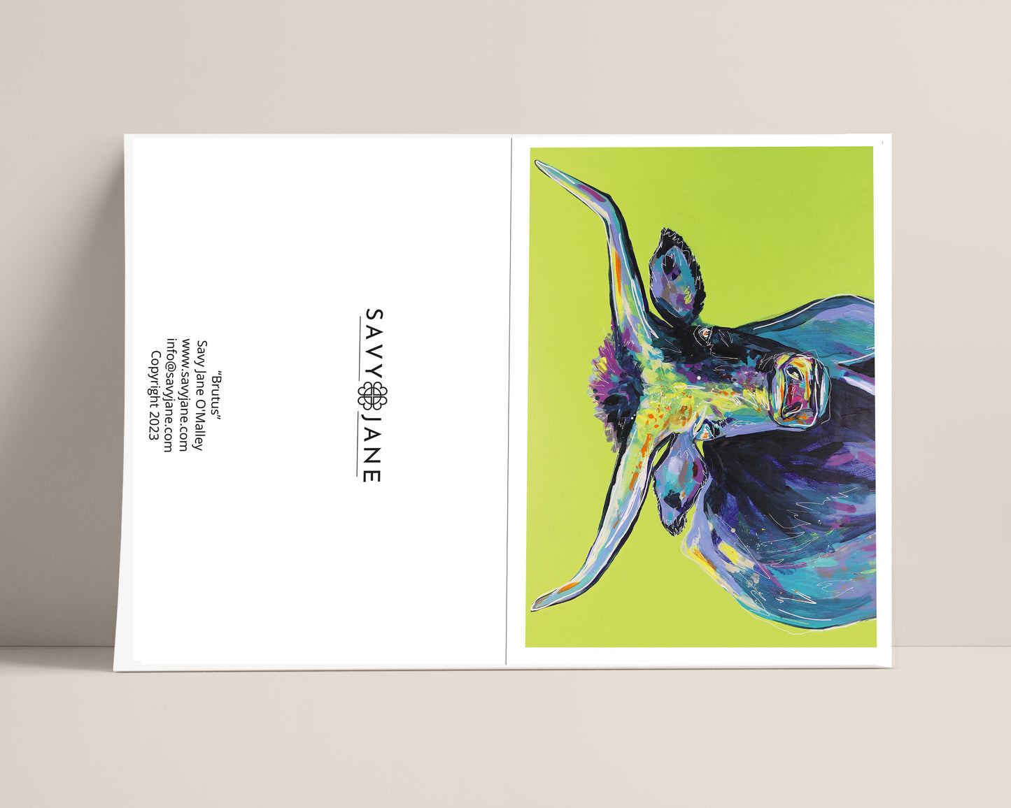 "Brutus" Greeting Card