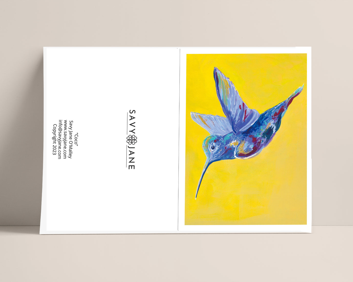 "Coco" Greeting Card