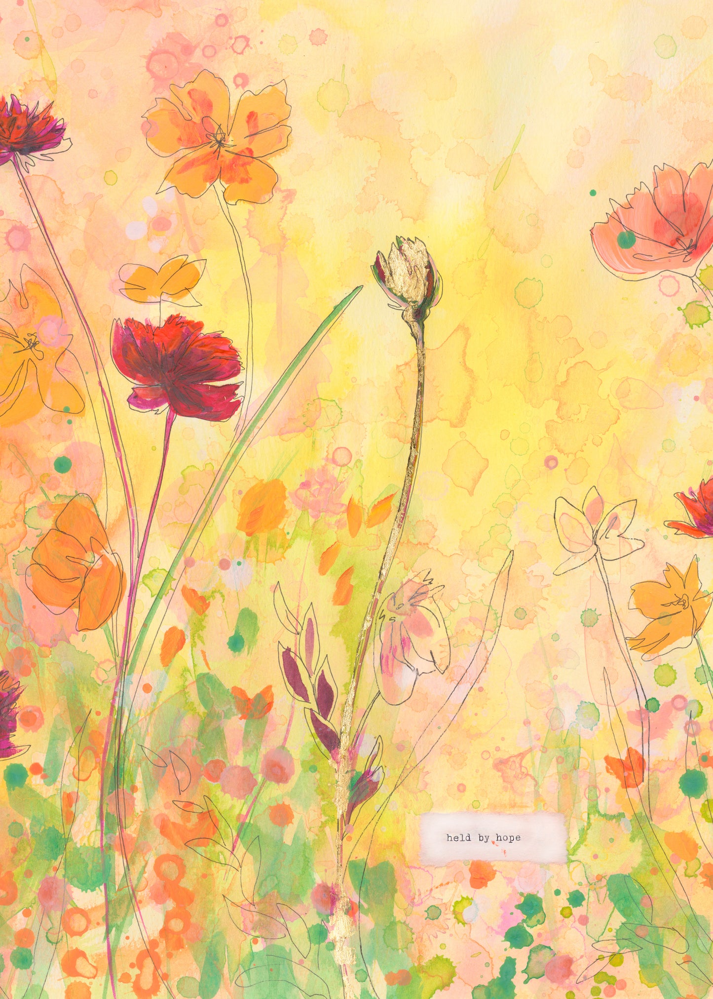 "Held By Hope" 5x7" Greeting Card