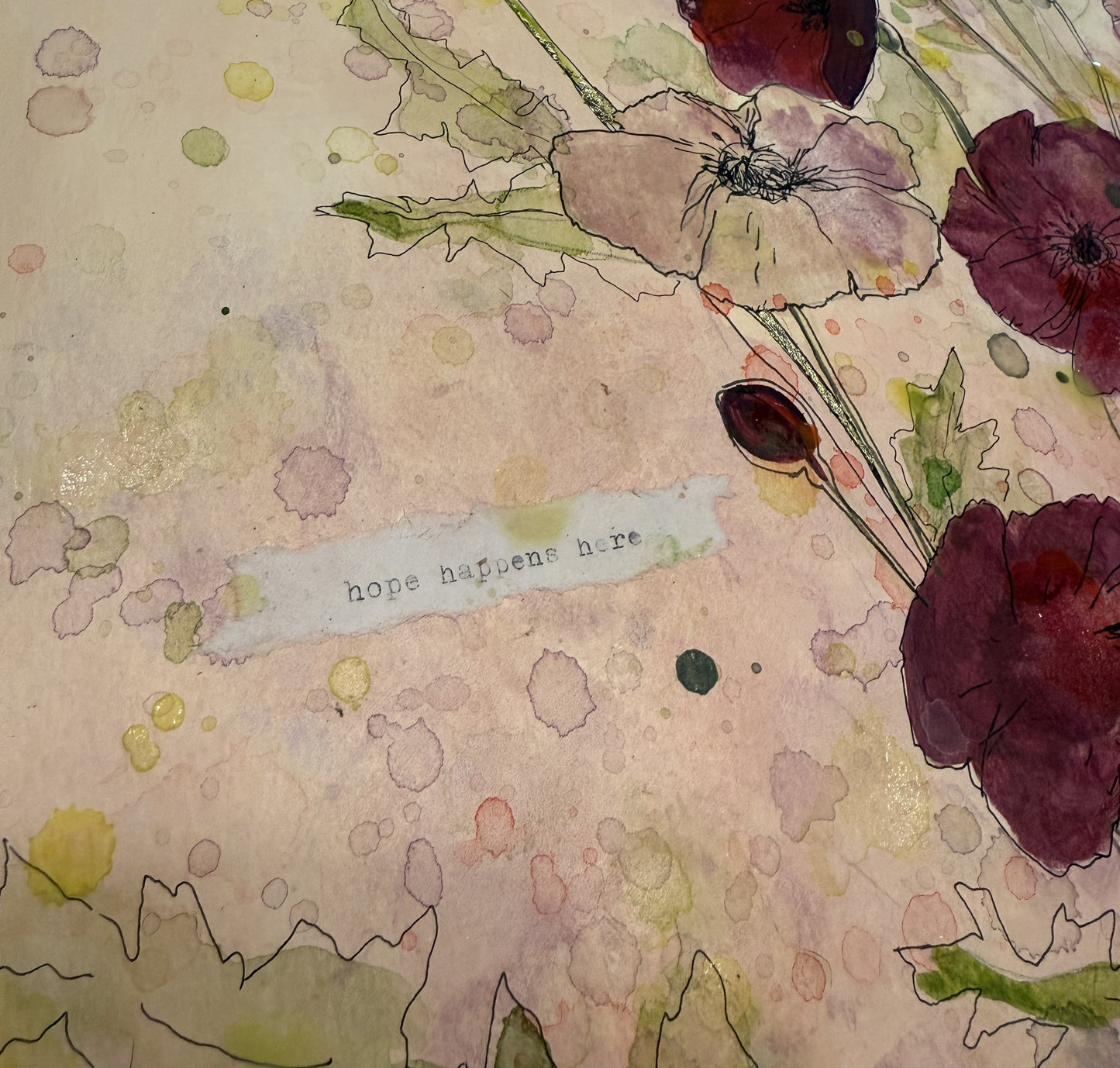 "Hope Happens Here" 5x7" Greeting Card
